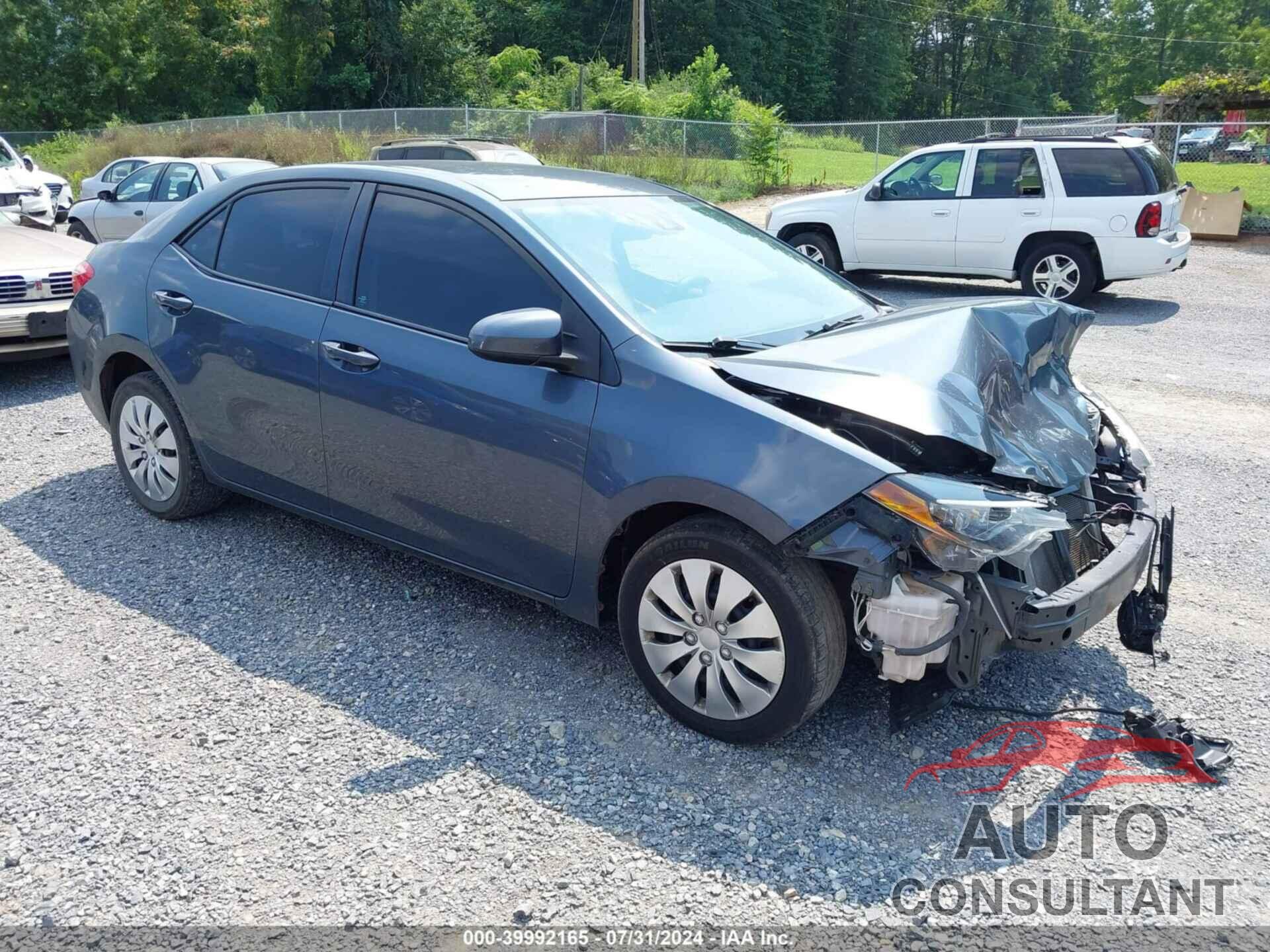 TOYOTA COROLLA 2017 - 2T1BURHE1HC860847