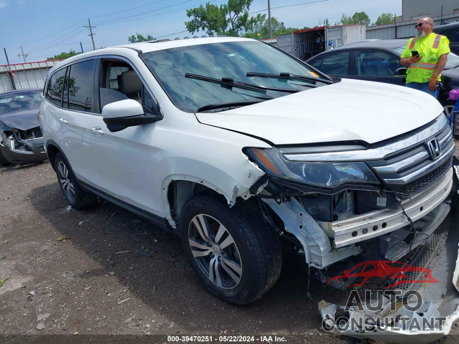 HONDA PILOT 2016 - 5FNYF6H52GB059261