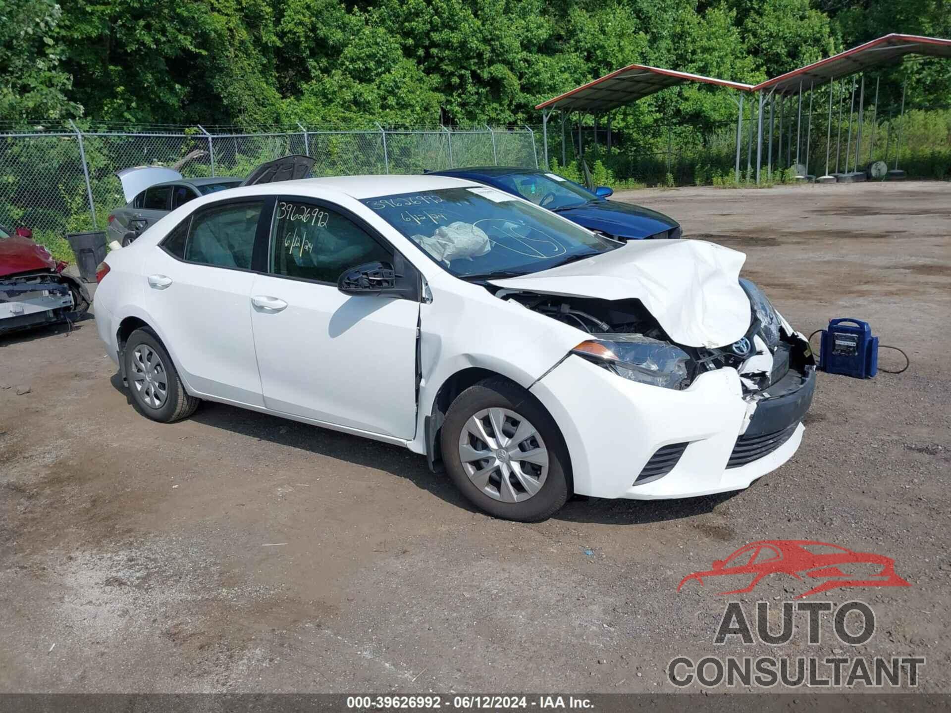 TOYOTA COROLLA 2016 - 2T1BURHE0GC513833