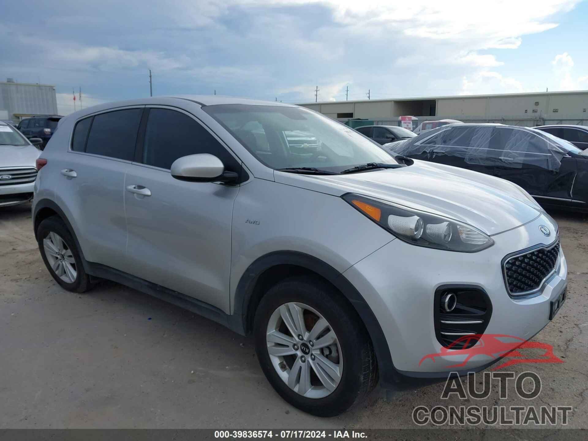 KIA SPORTAGE 2019 - KNDPMCAC1K7552369