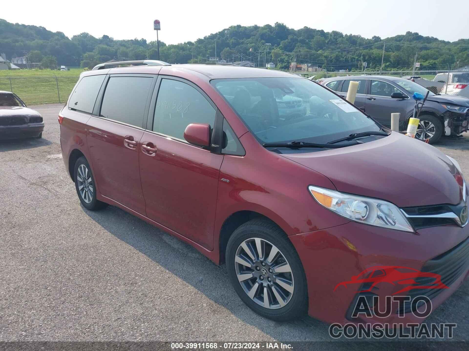 TOYOTA SIENNA 2020 - 5TDJZ3DC5LS246771