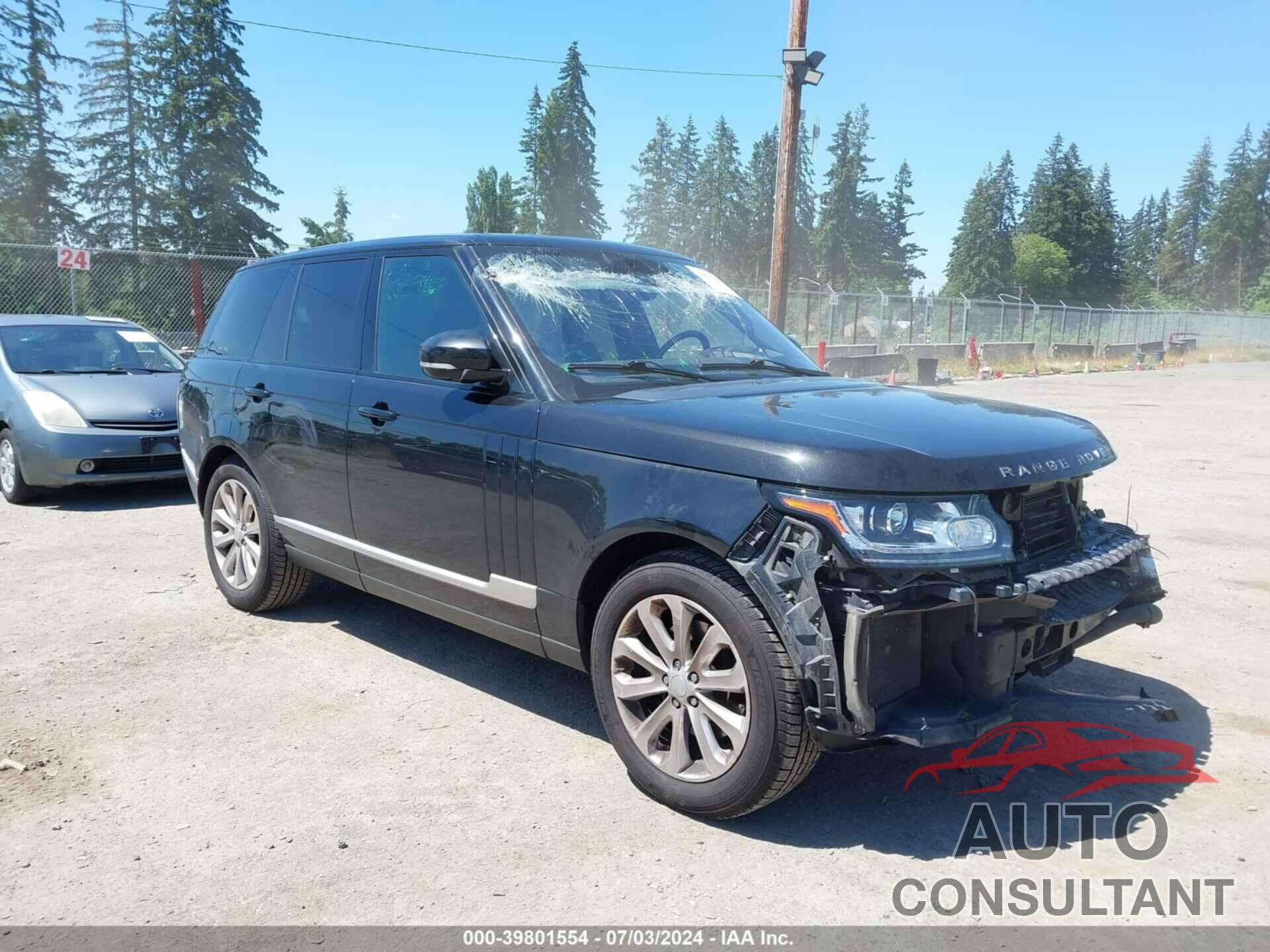 LAND ROVER RANGE ROVER 2016 - SALGS2KF3GA292200