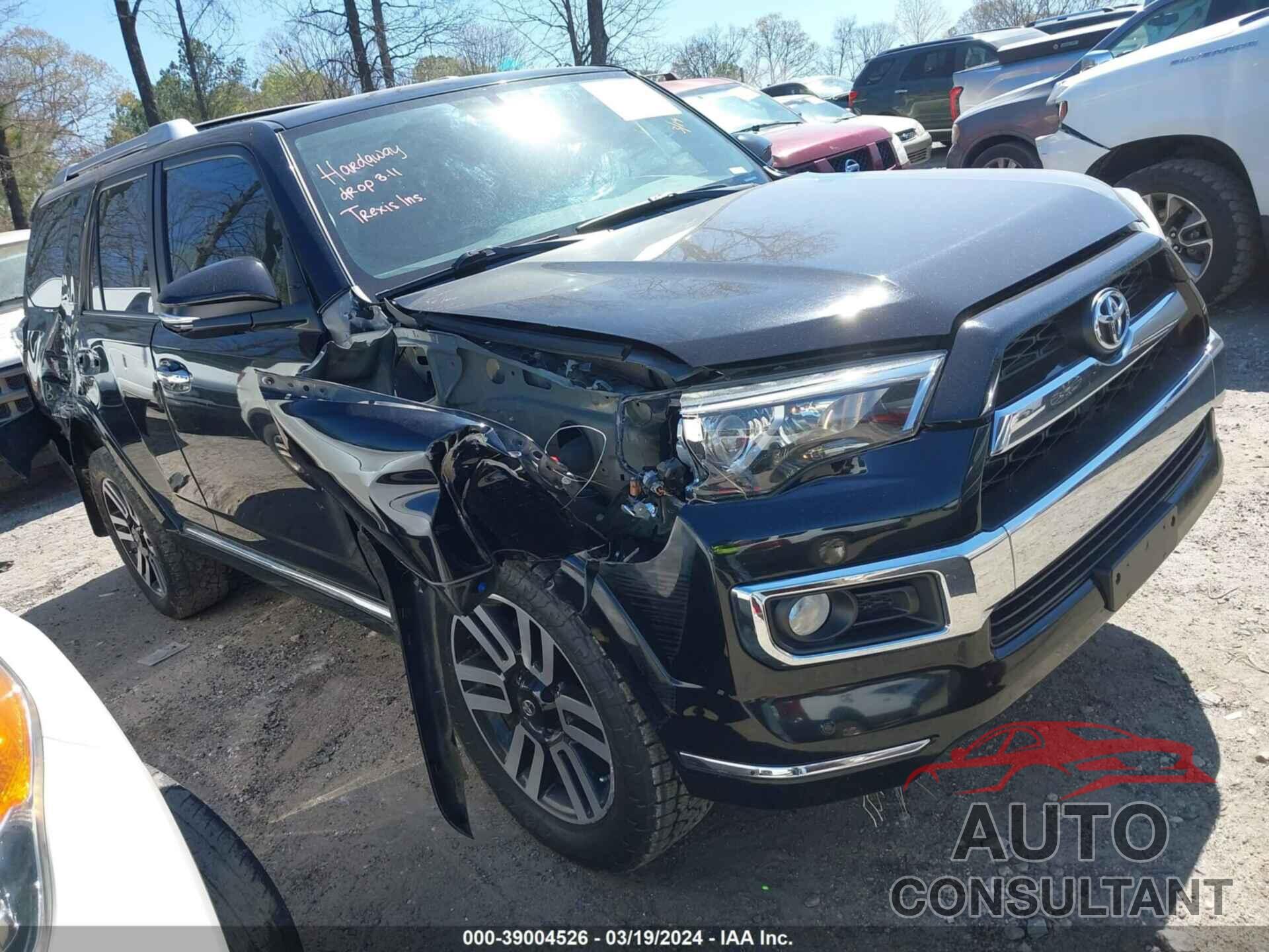 TOYOTA 4RUNNER 2016 - JTEBU5JR3G5316072