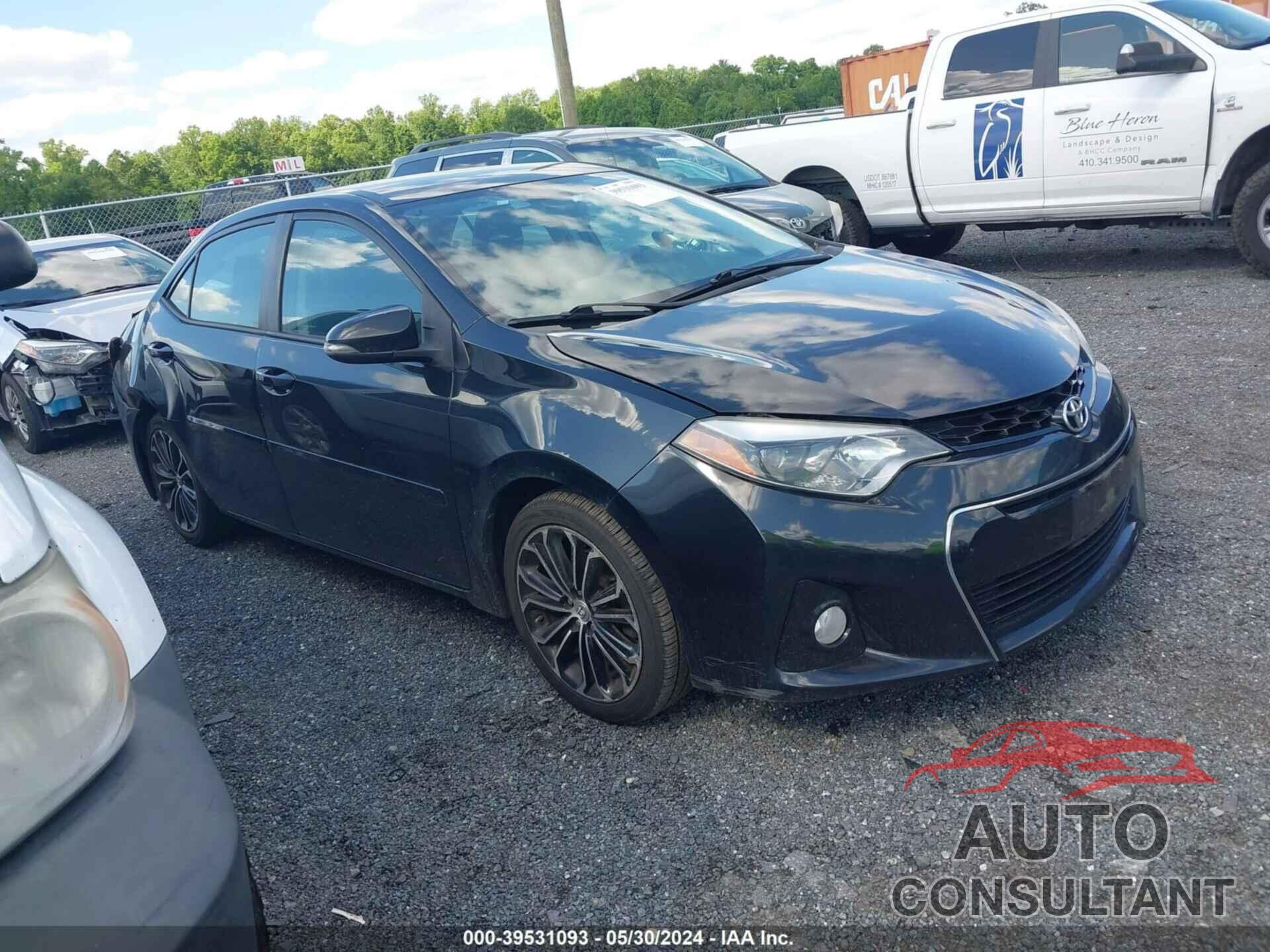TOYOTA COROLLA 2016 - 2T1BURHE5GC663386