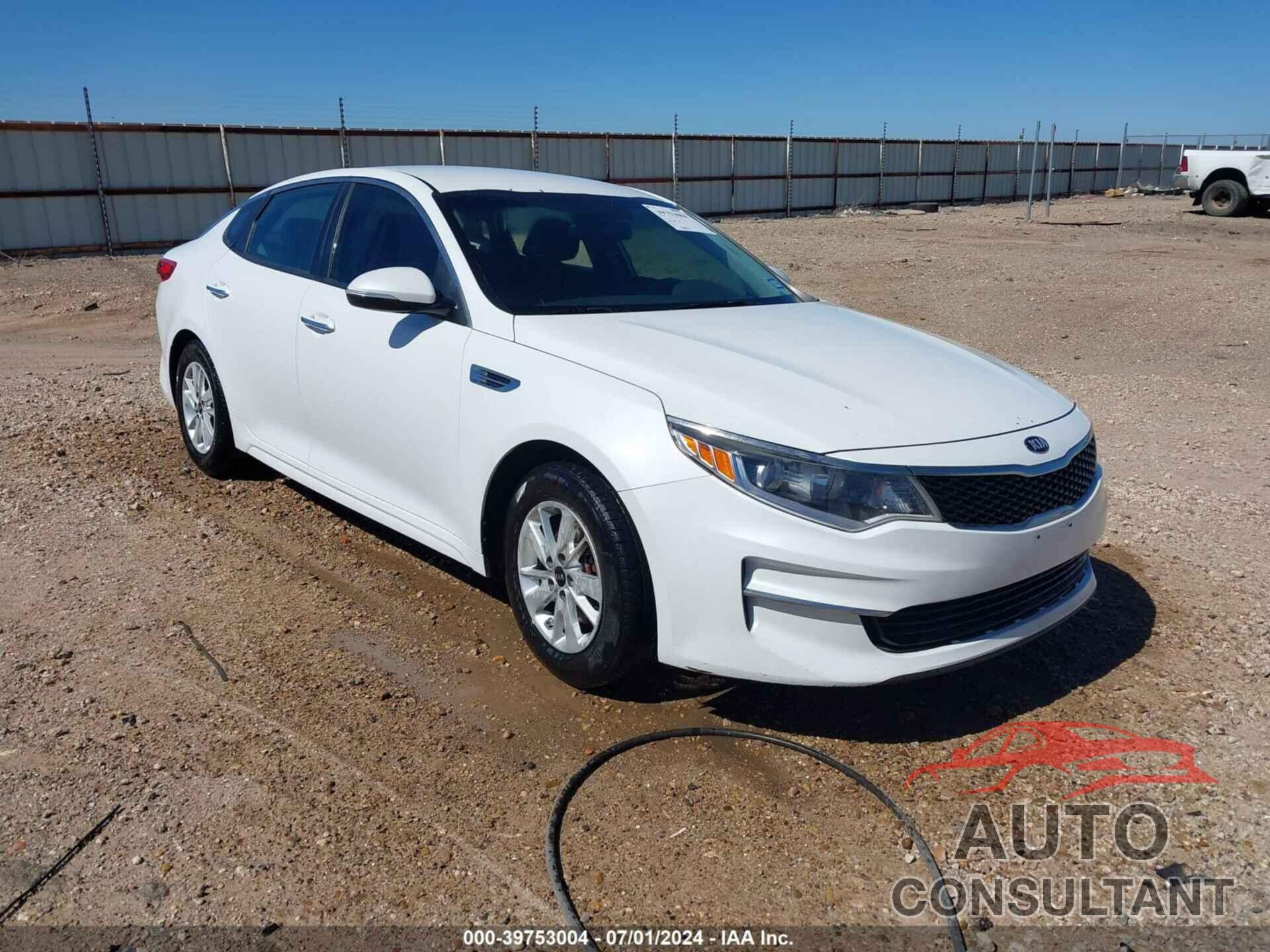 KIA OPTIMA 2016 - 5XXGT4L34GG025012