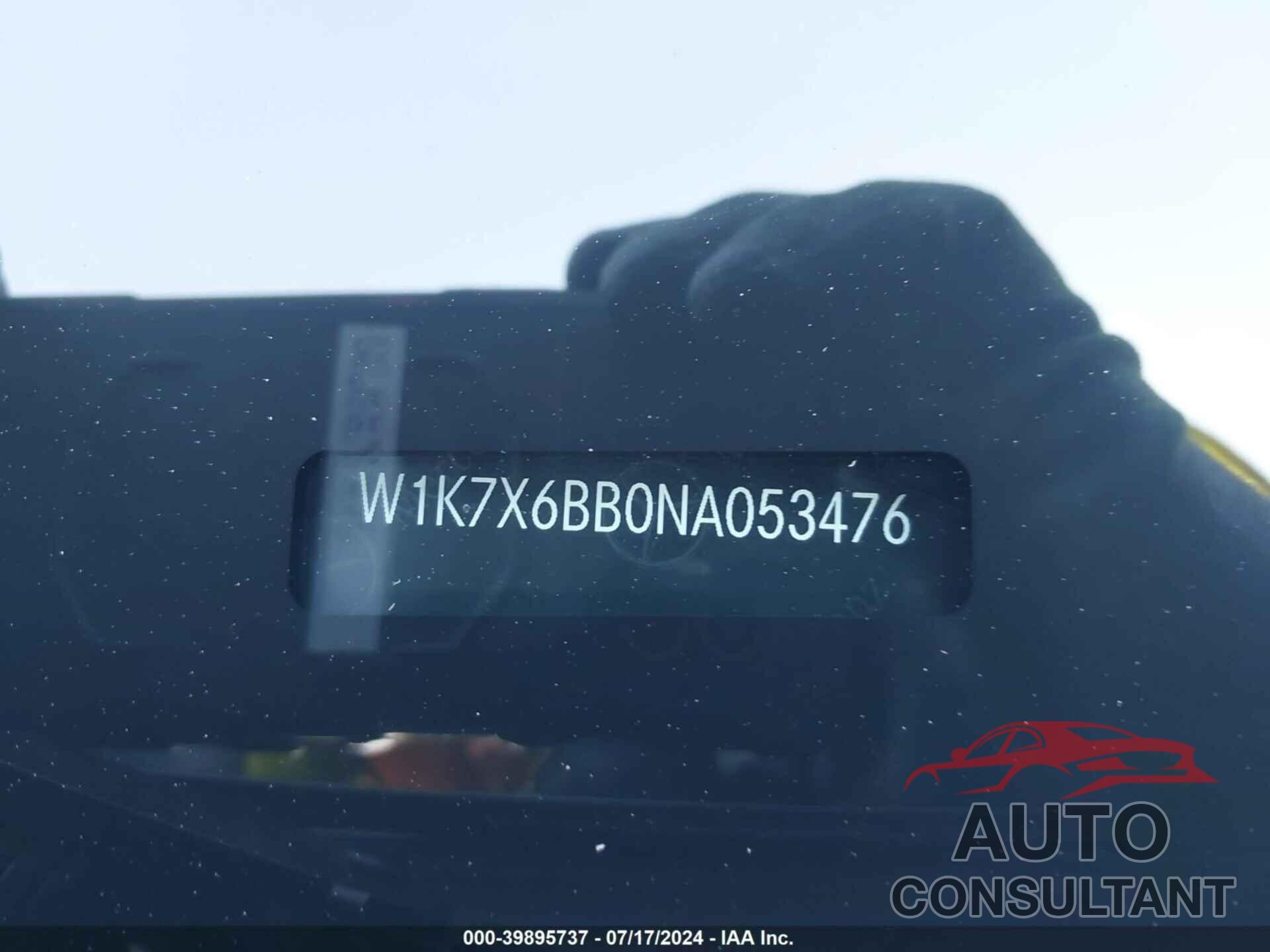 MERCEDES-BENZ AMG GT 53 4-DOOR COUPE 2022 - W1K7X6BB0NA053476