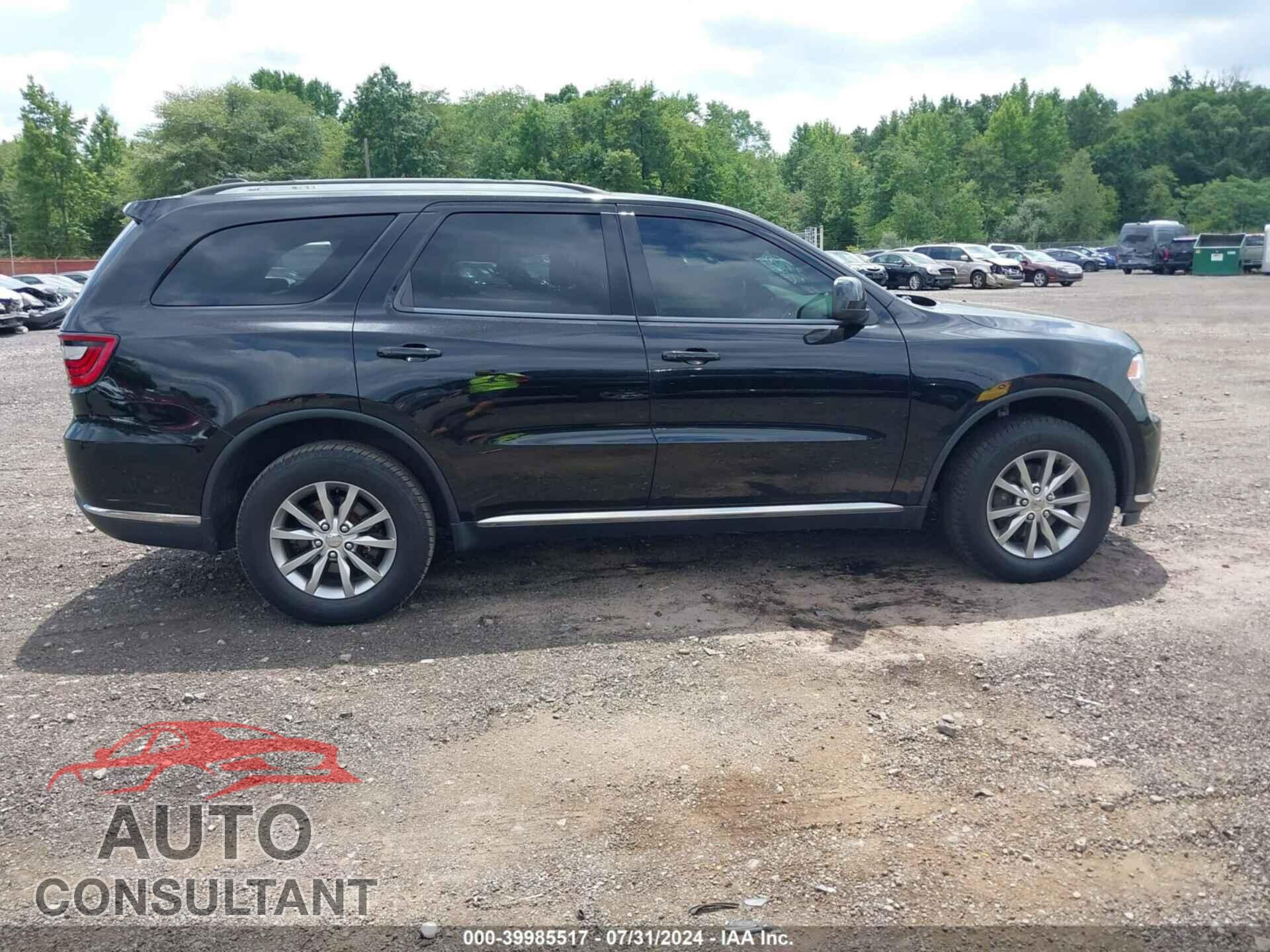 DODGE DURANGO 2017 - 1C4RDJAG2HC937441