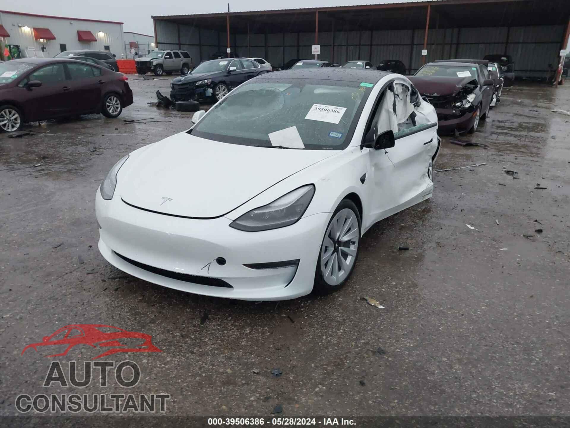TESLA MODEL 3 2022 - 5YJ3E1EB3NF198581