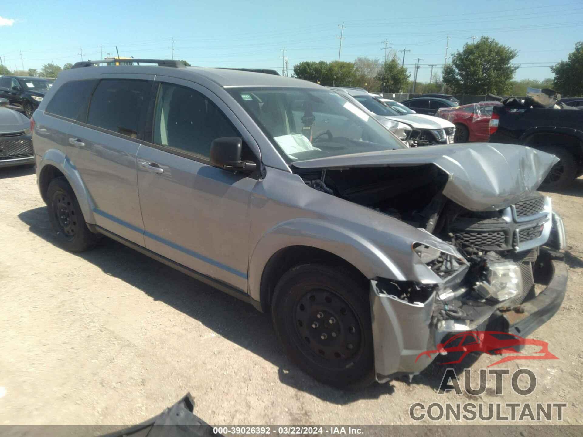 DODGE JOURNEY 2018 - 3C4PDCAB4JT443504