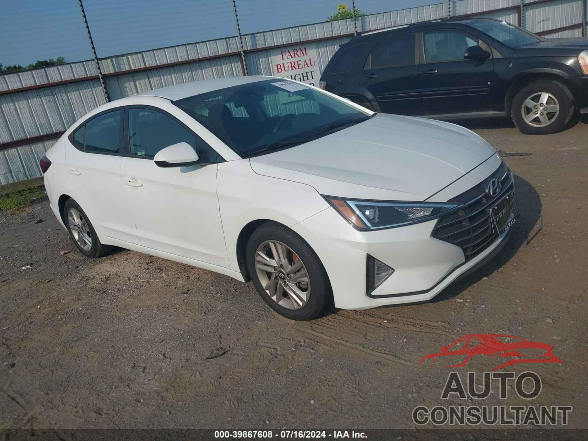 HYUNDAI ELANTRA 2019 - 5NPD84LFXKH482077