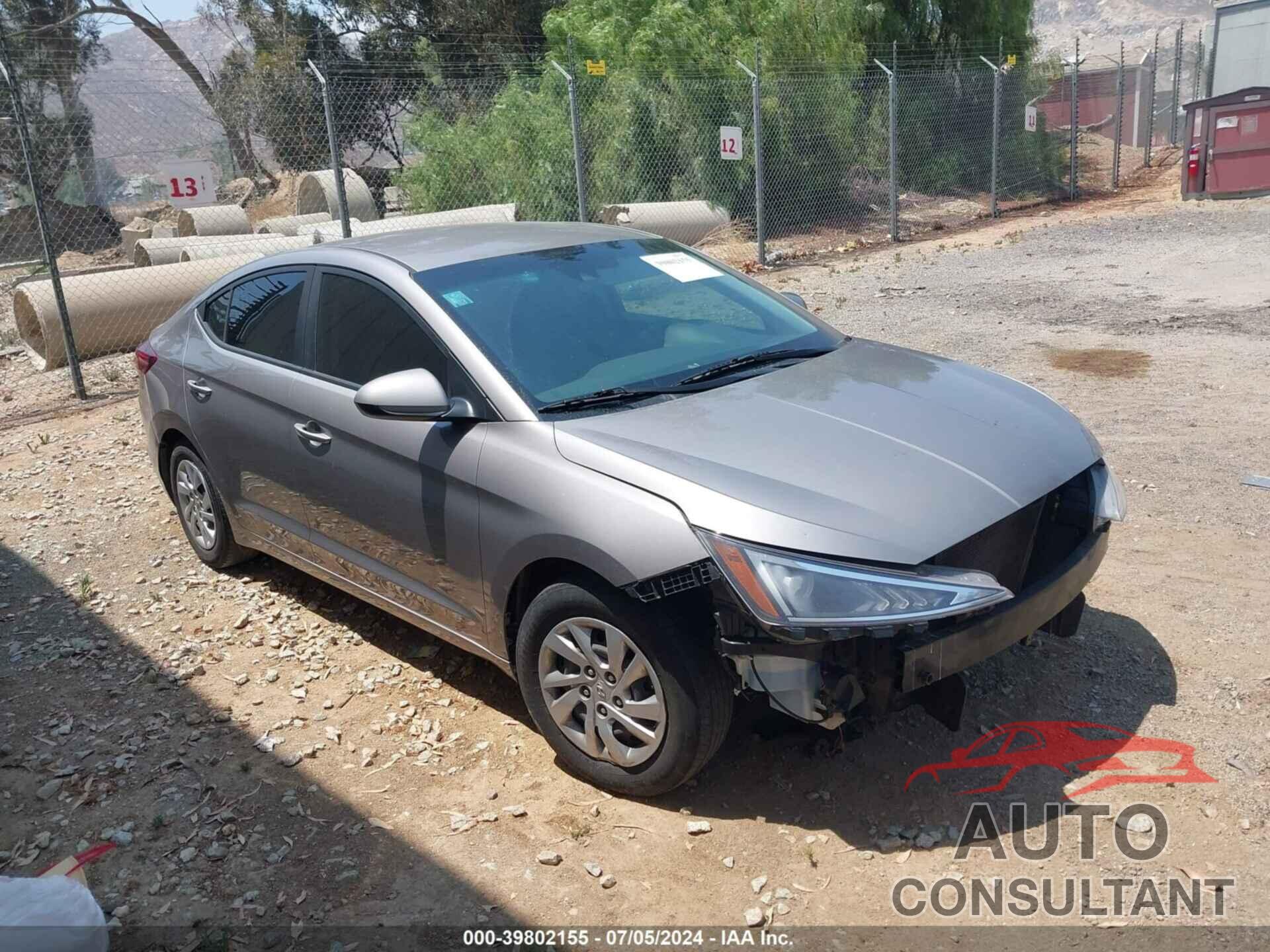 HYUNDAI ELANTRA 2020 - KMHD74LFXLU949200