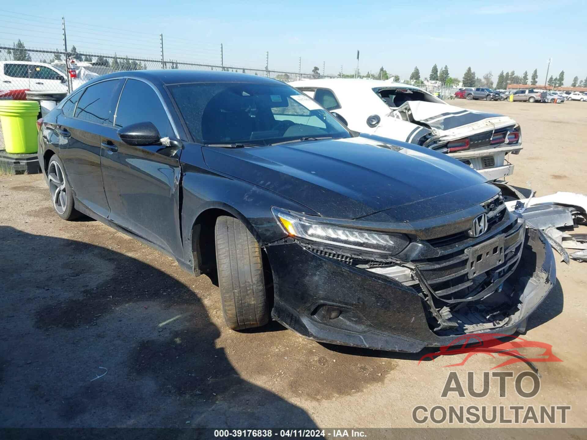 HONDA ACCORD 2022 - 1HGCV1F38NA040271