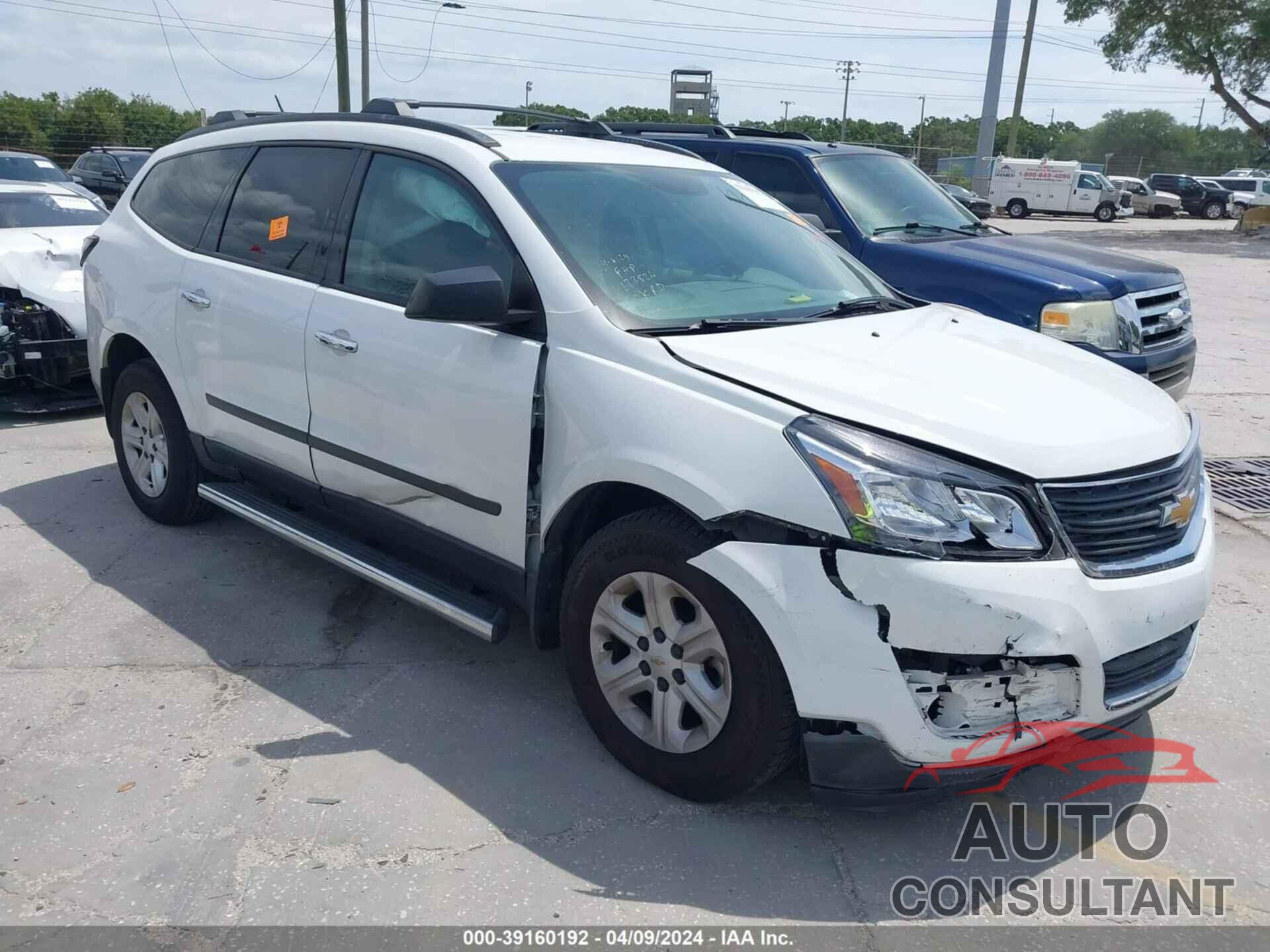 CHEVROLET TRAVERSE 2016 - 1GNKRFED3GJ306845