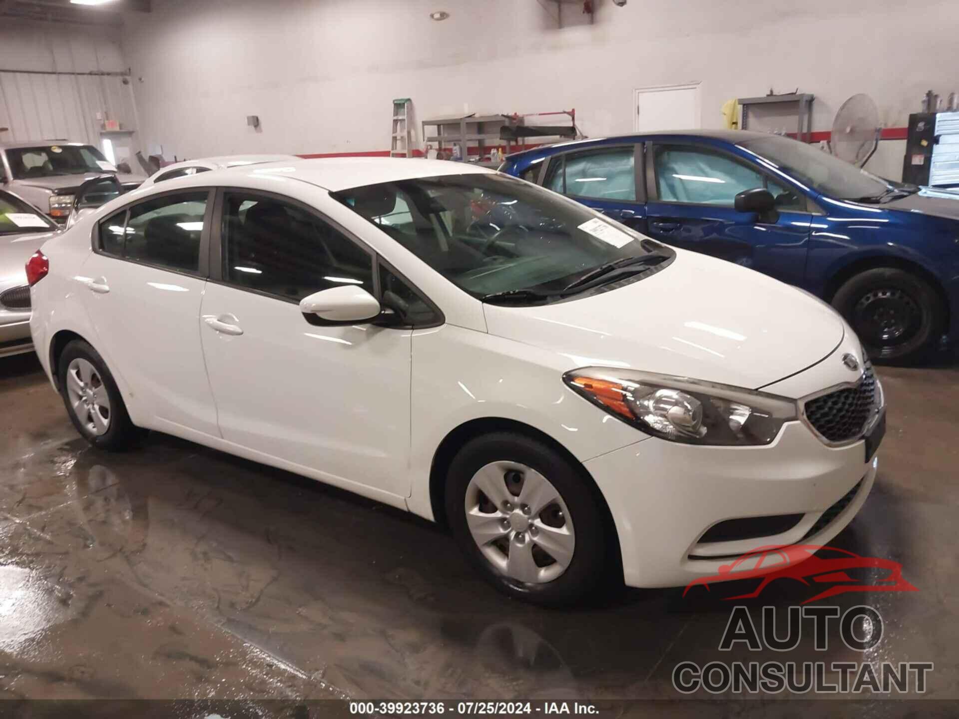 KIA FORTE 2016 - KNAFK4A6XG5504144
