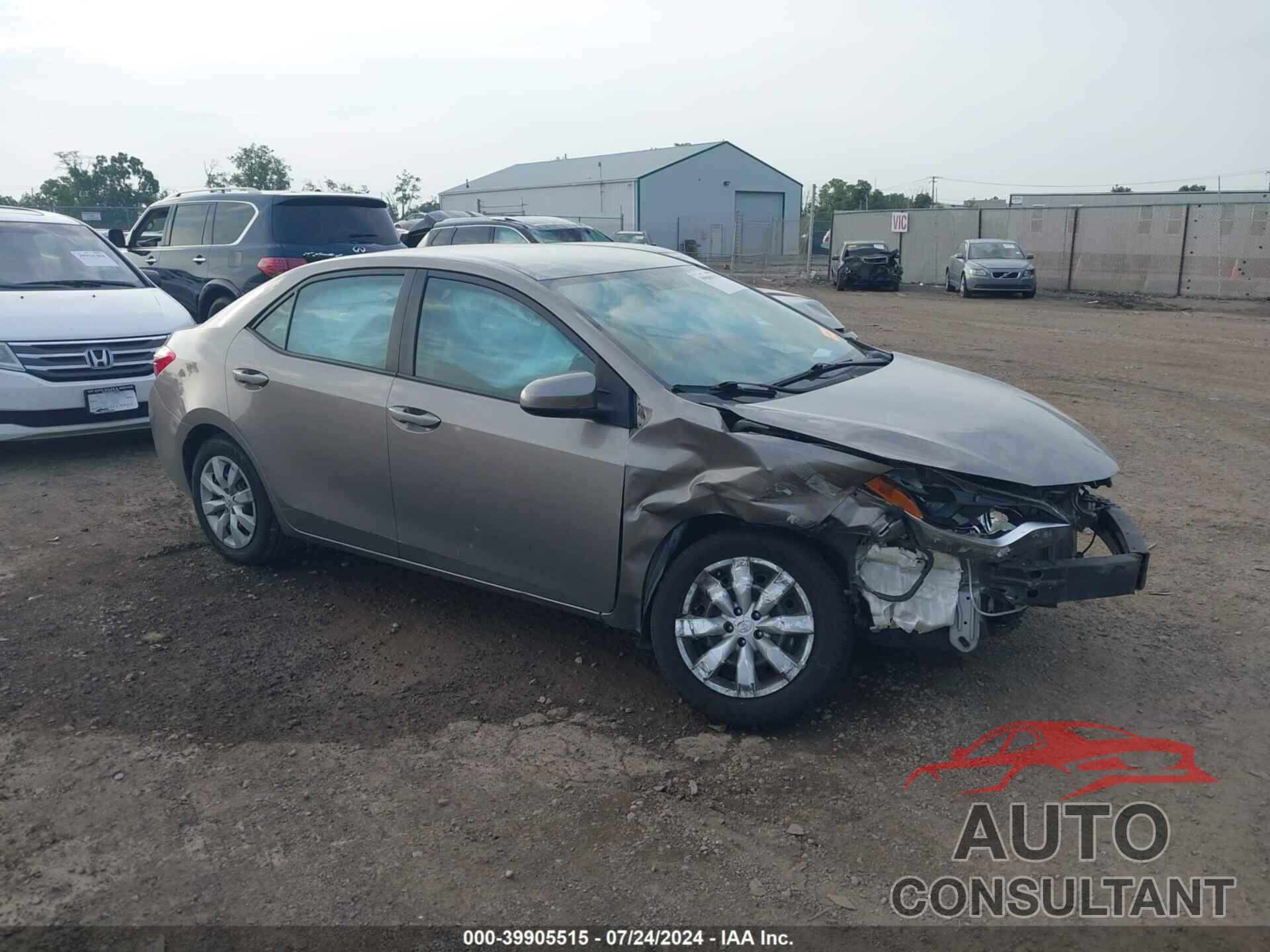 TOYOTA COROLLA 2016 - 2T1BURHE7GC489742