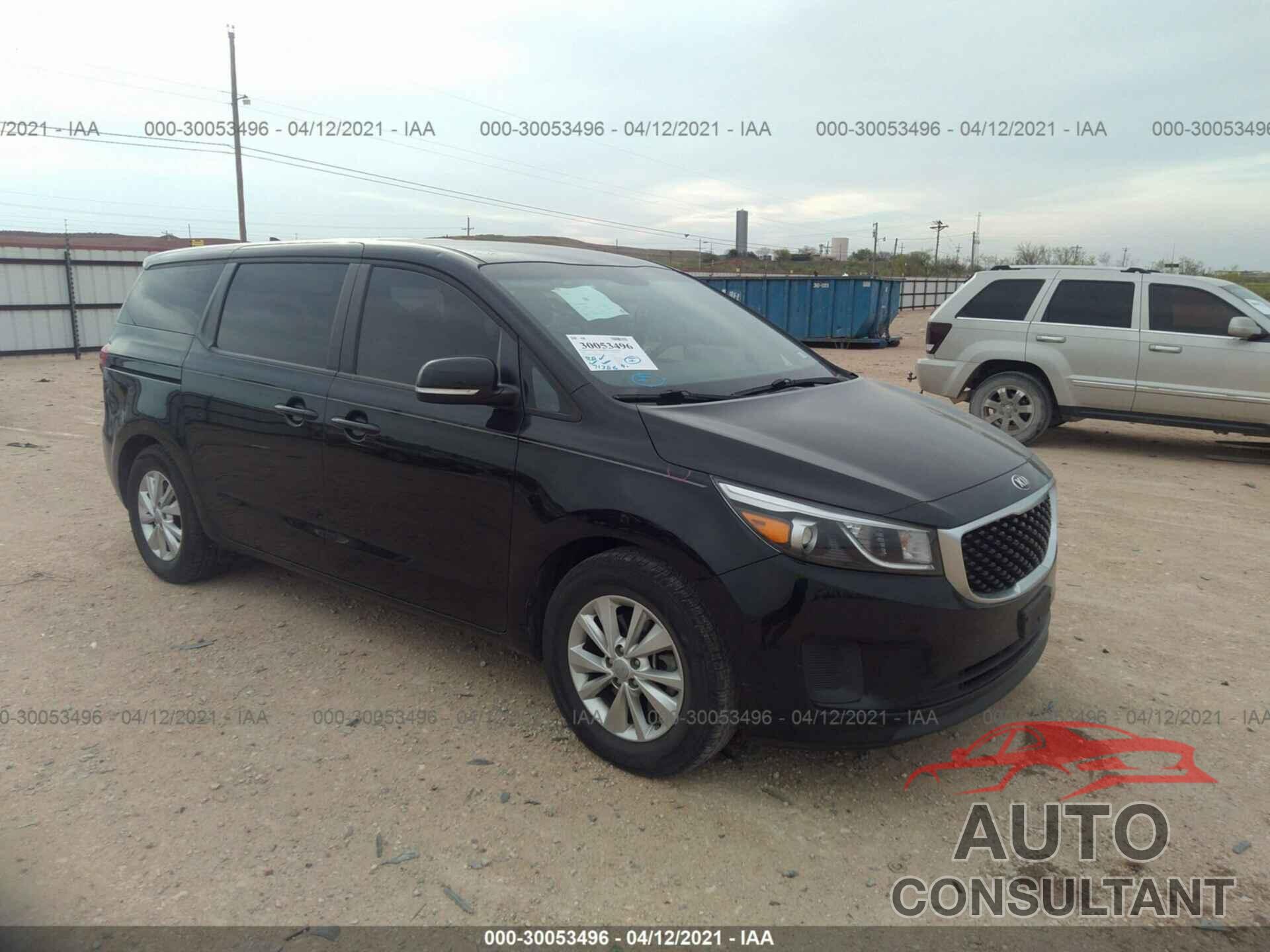 KIA SEDONA 2016 - KNDMA5C12G6207836