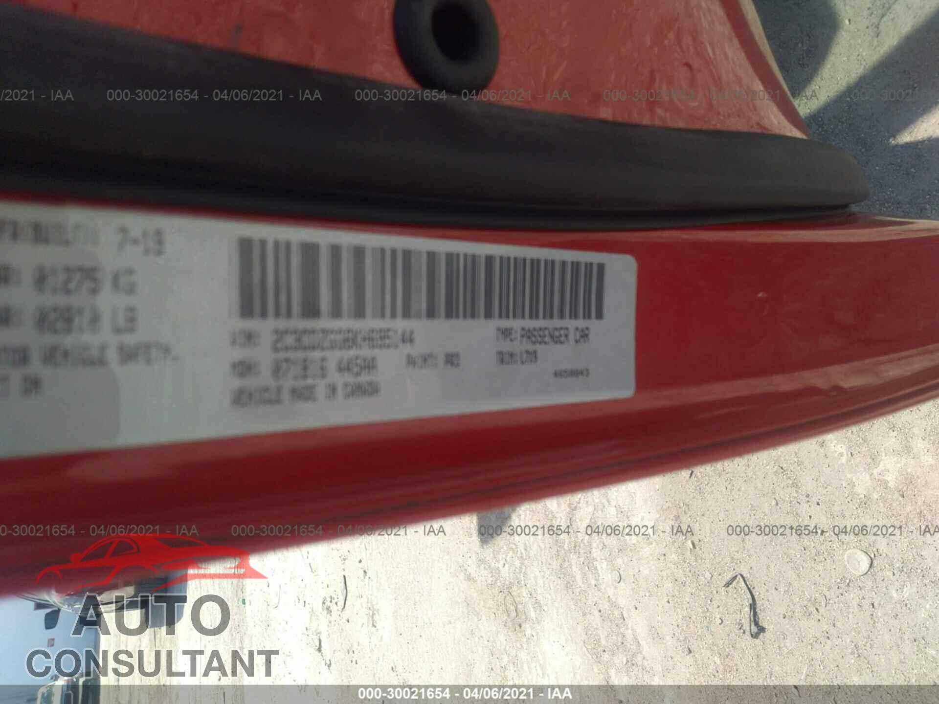 DODGE CHALLENGER 2019 - 2C3CDZGG6KH695144