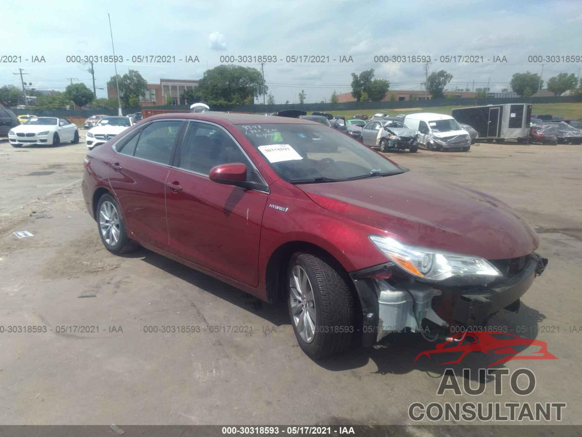 TOYOTA CAMRY 2017 - 4T1BD1FKXHU227062
