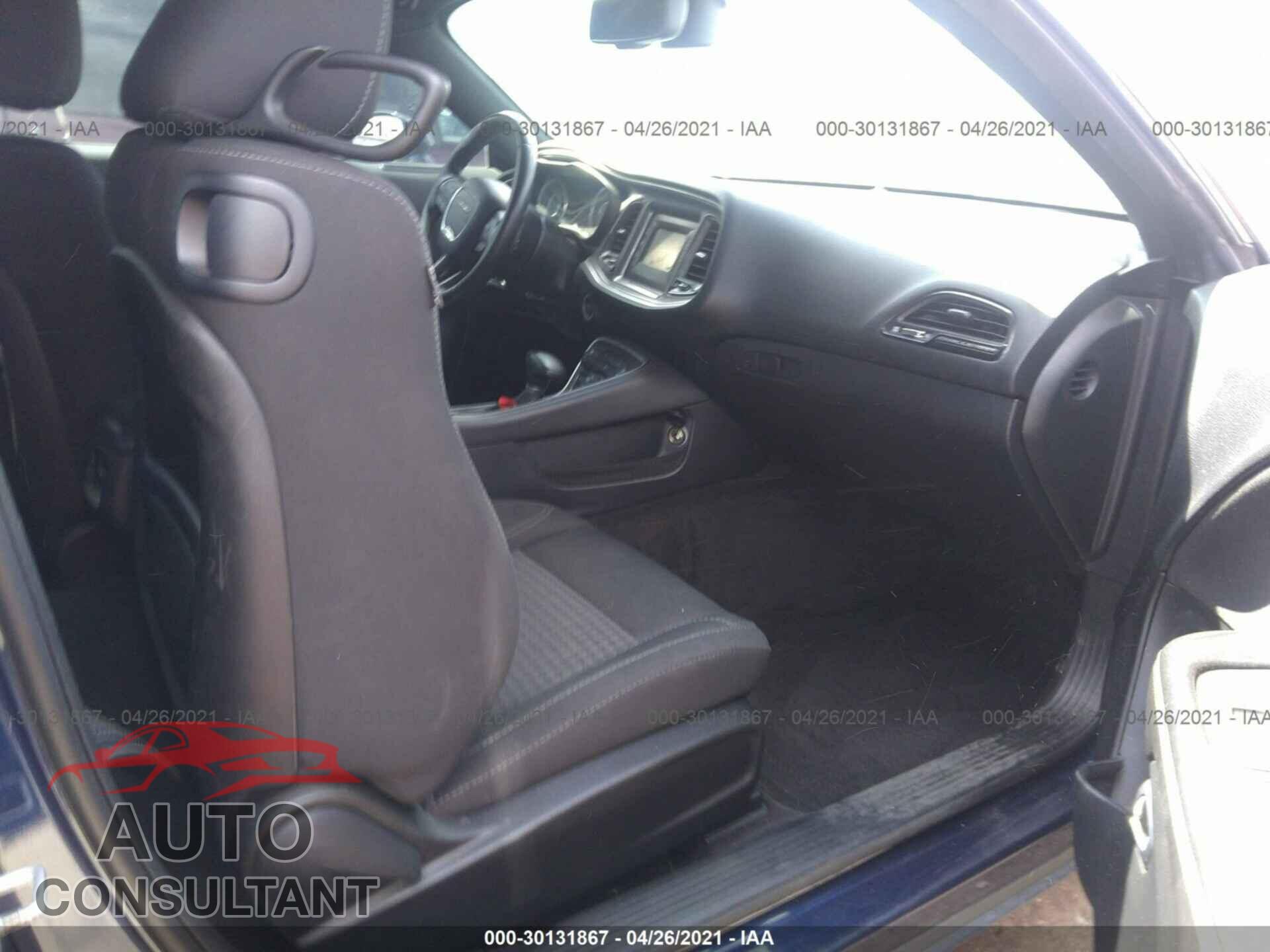 DODGE CHALLENGER 2016 - 2C3CDZAG2GH184319