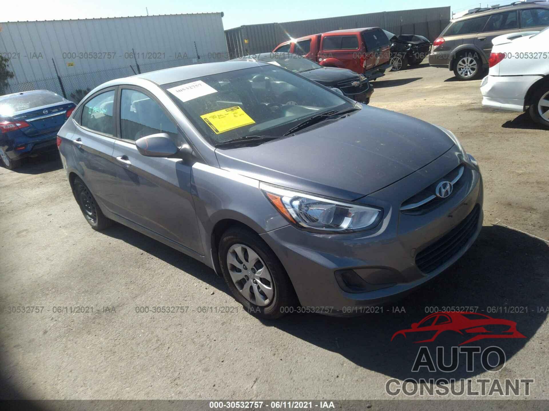 HYUNDAI ACCENT 2016 - KMHCT4AE7GU113903