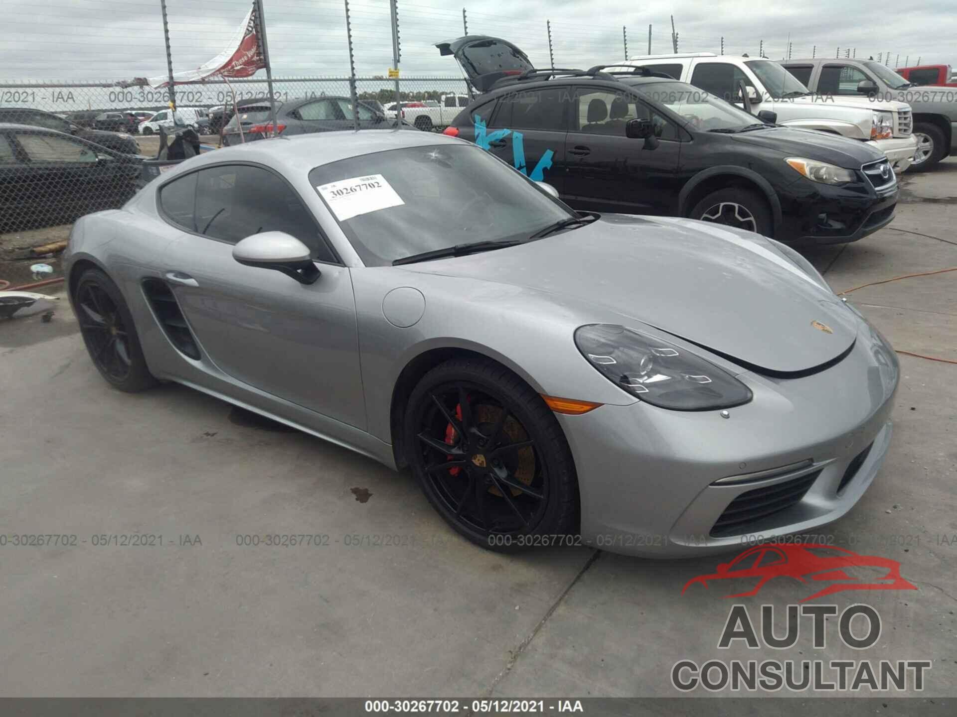 PORSCHE 718 CAYMAN 2019 - WP0AB2A81KS278508