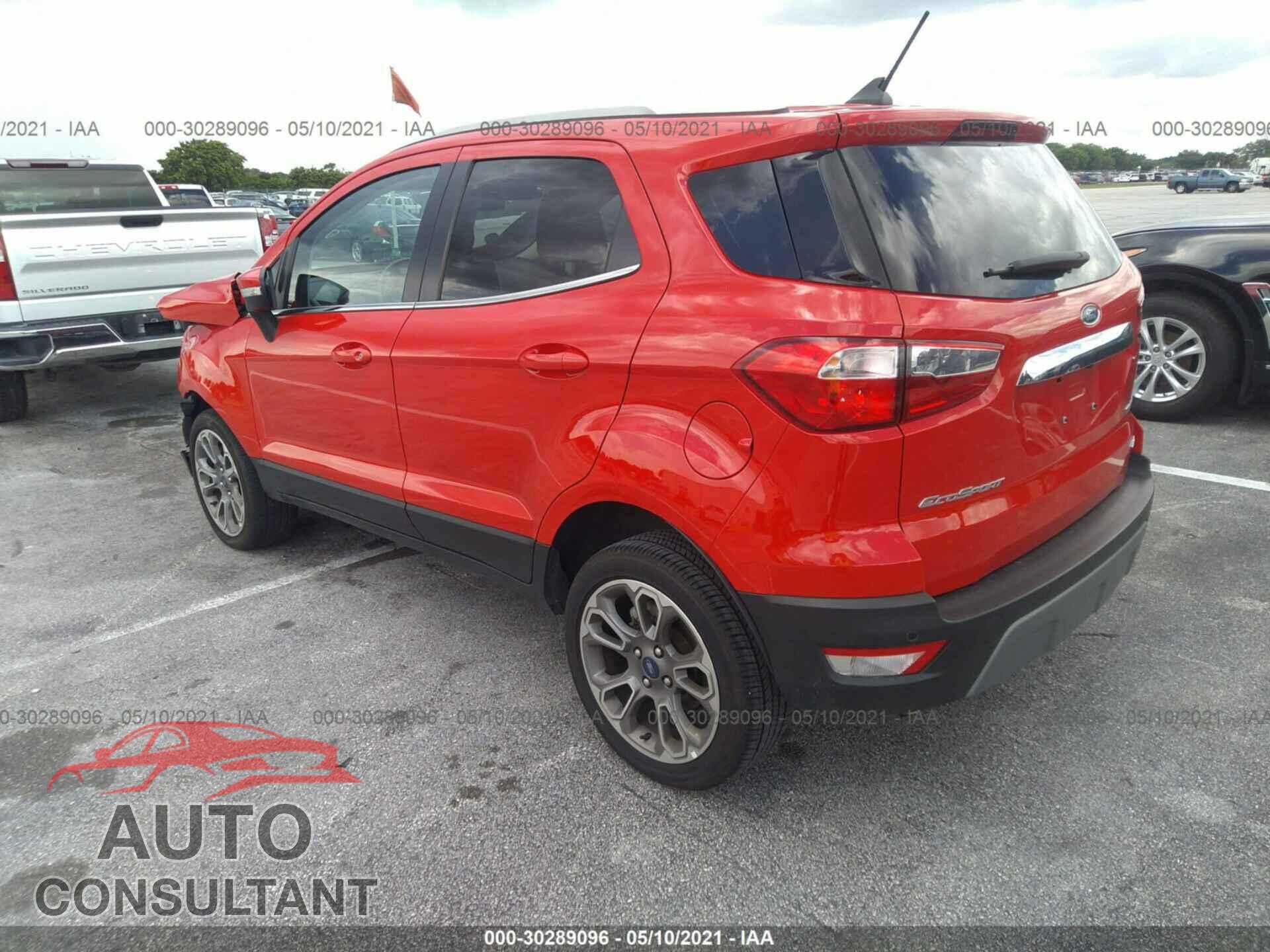 FORD ECOSPORT 2020 - MAJ6S3KL7LC349792