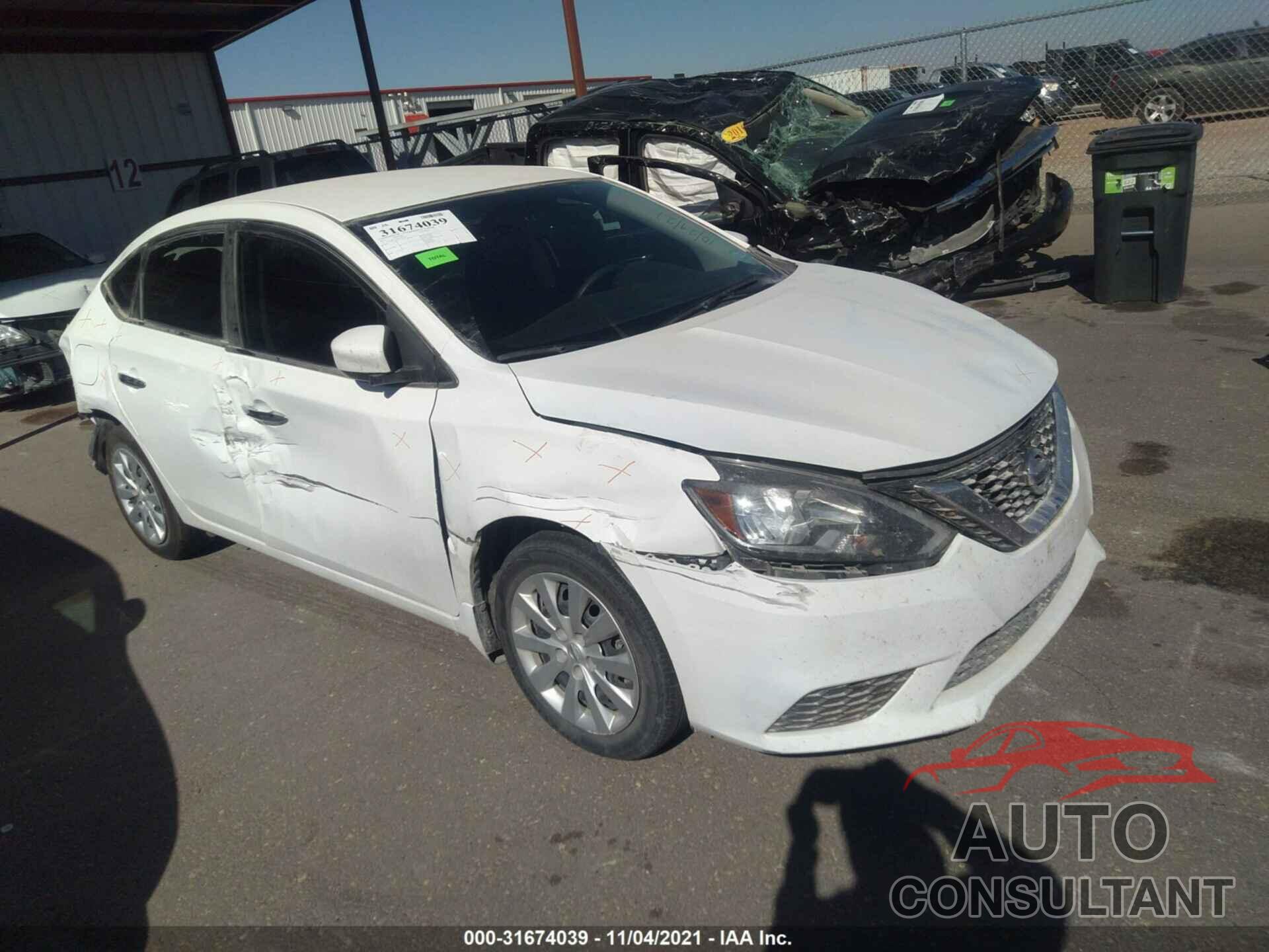 NISSAN SENTRA 2019 - 3N1AB7APXKY285644