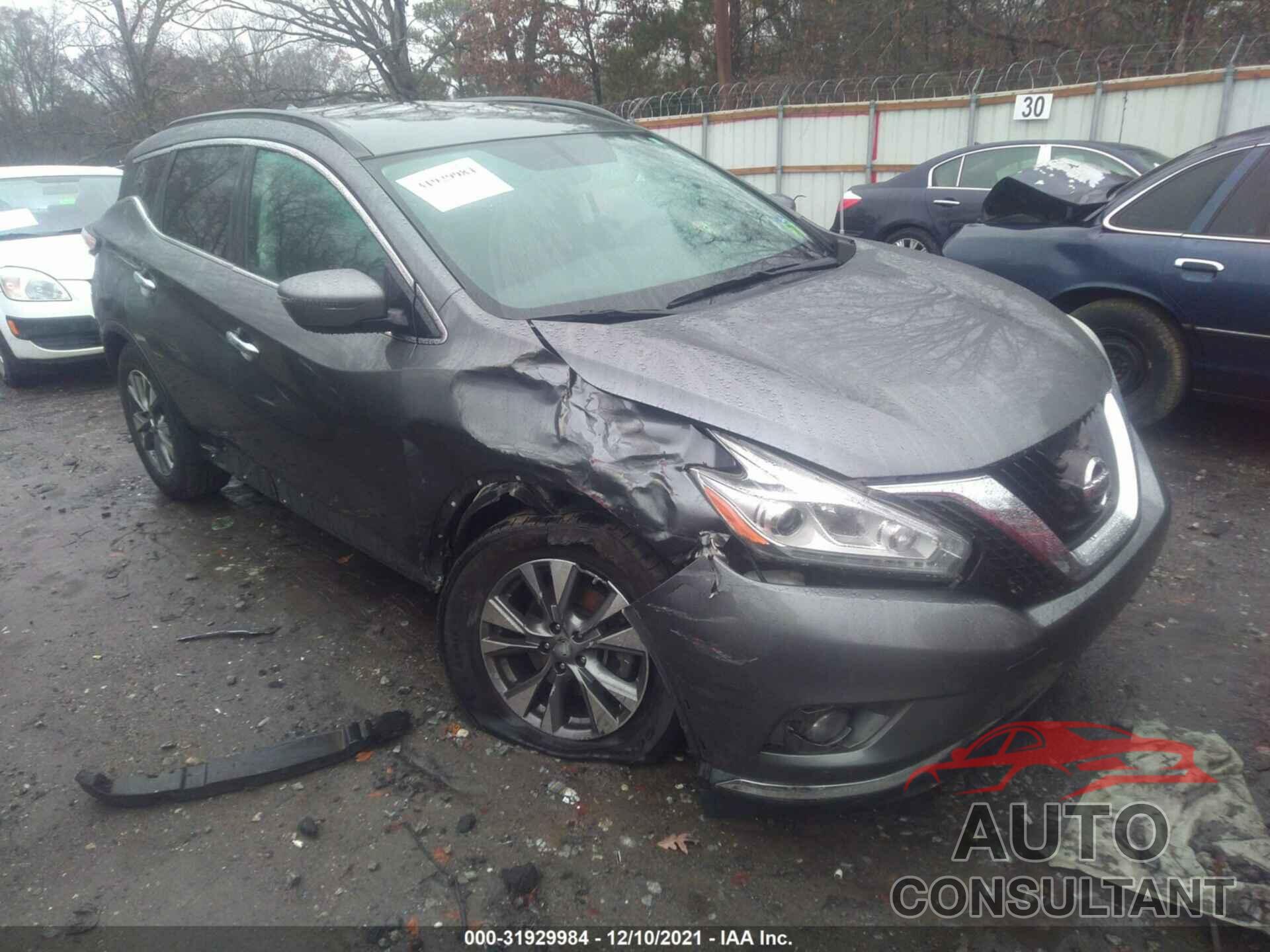 NISSAN MURANO 2016 - 5N1AZ2MG0GN112898