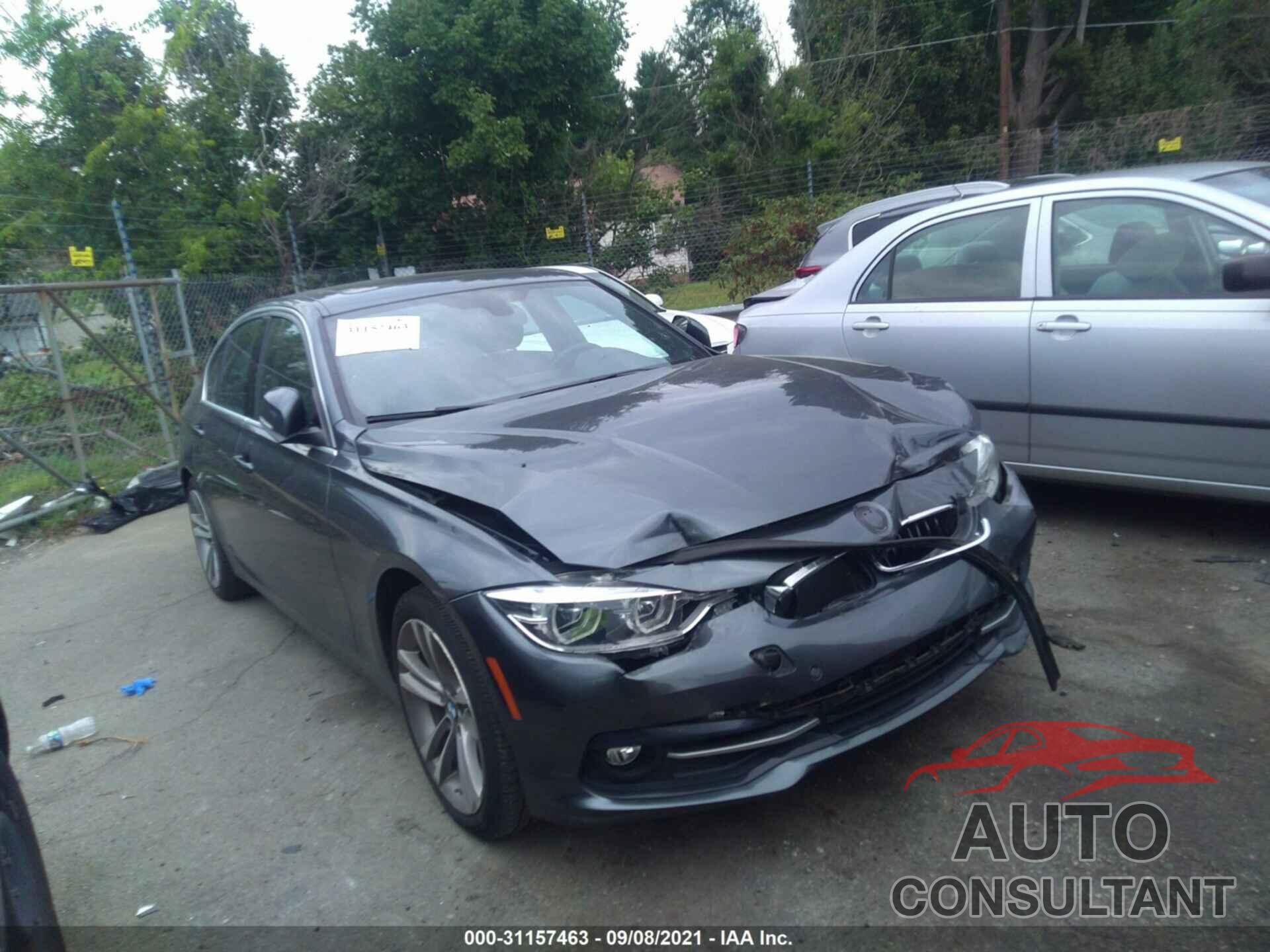 BMW 3 SERIES 2017 - WBA8B9G50HNU49404