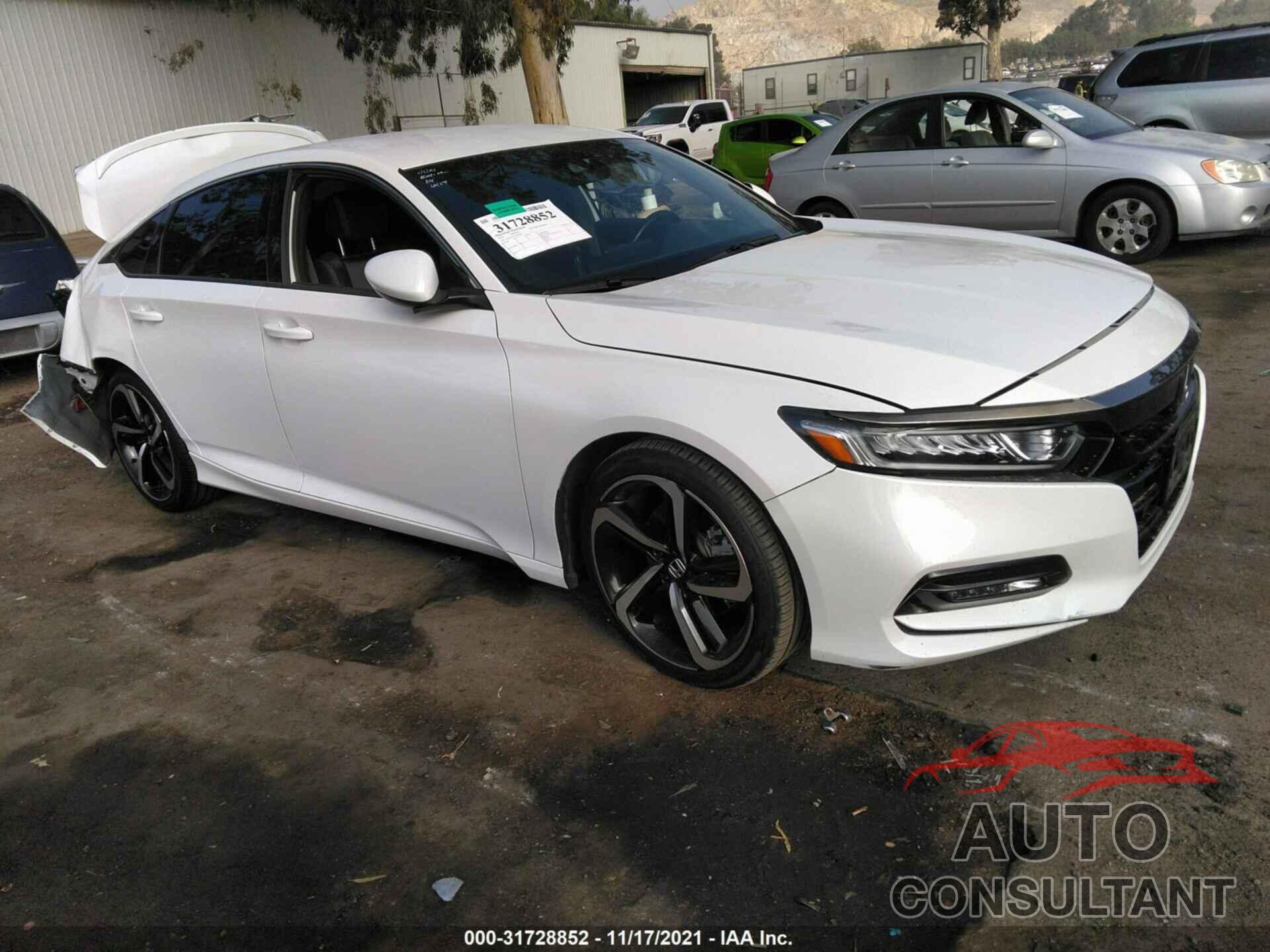 HONDA ACCORD SEDAN 2018 - 1HGCV1F31JA163999