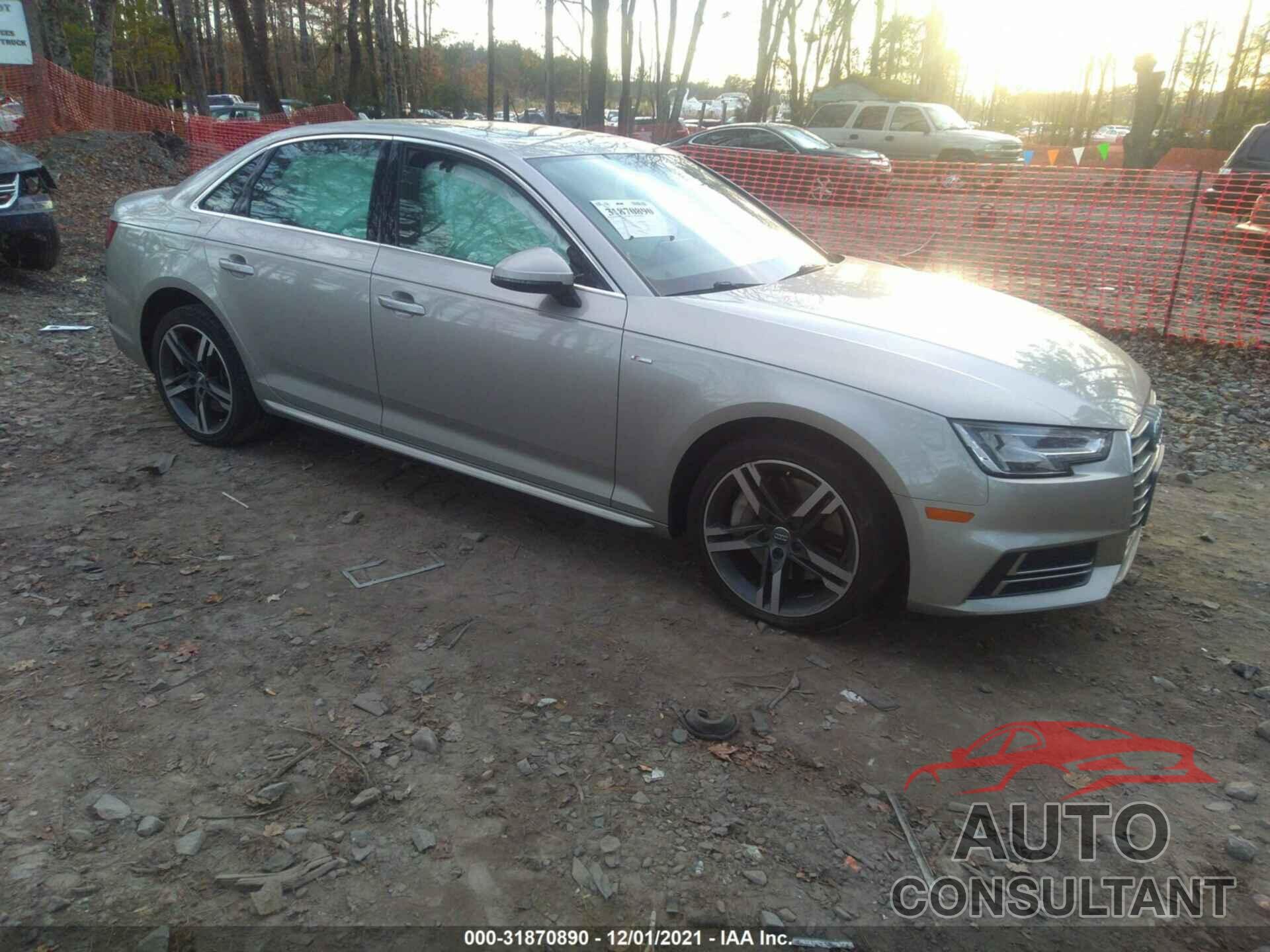 AUDI A4 2017 - WAUENAF4XHN016208