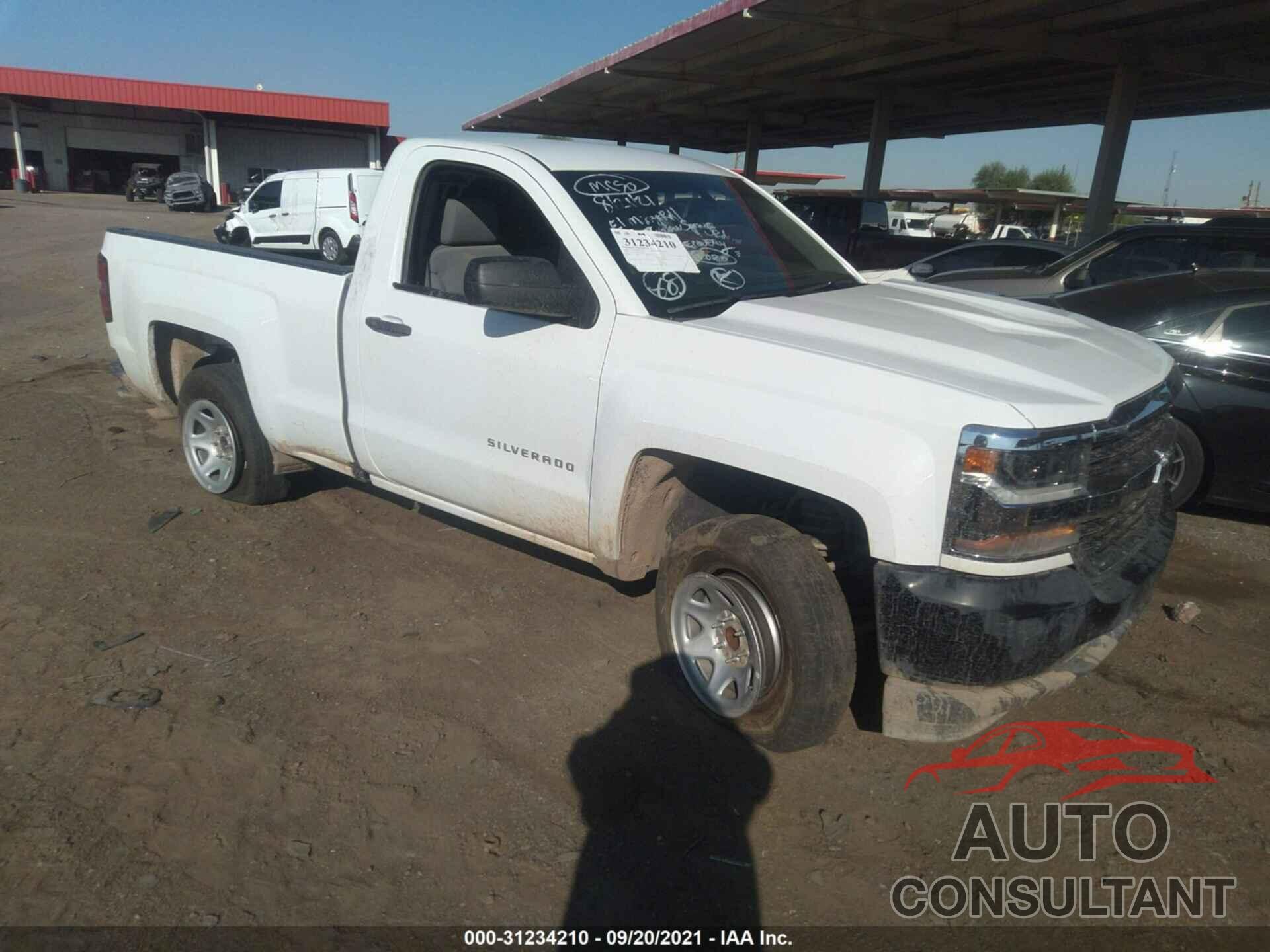 CHEVROLET SILVERADO 1500 2018 - 1GCNCNEH0JZ172020