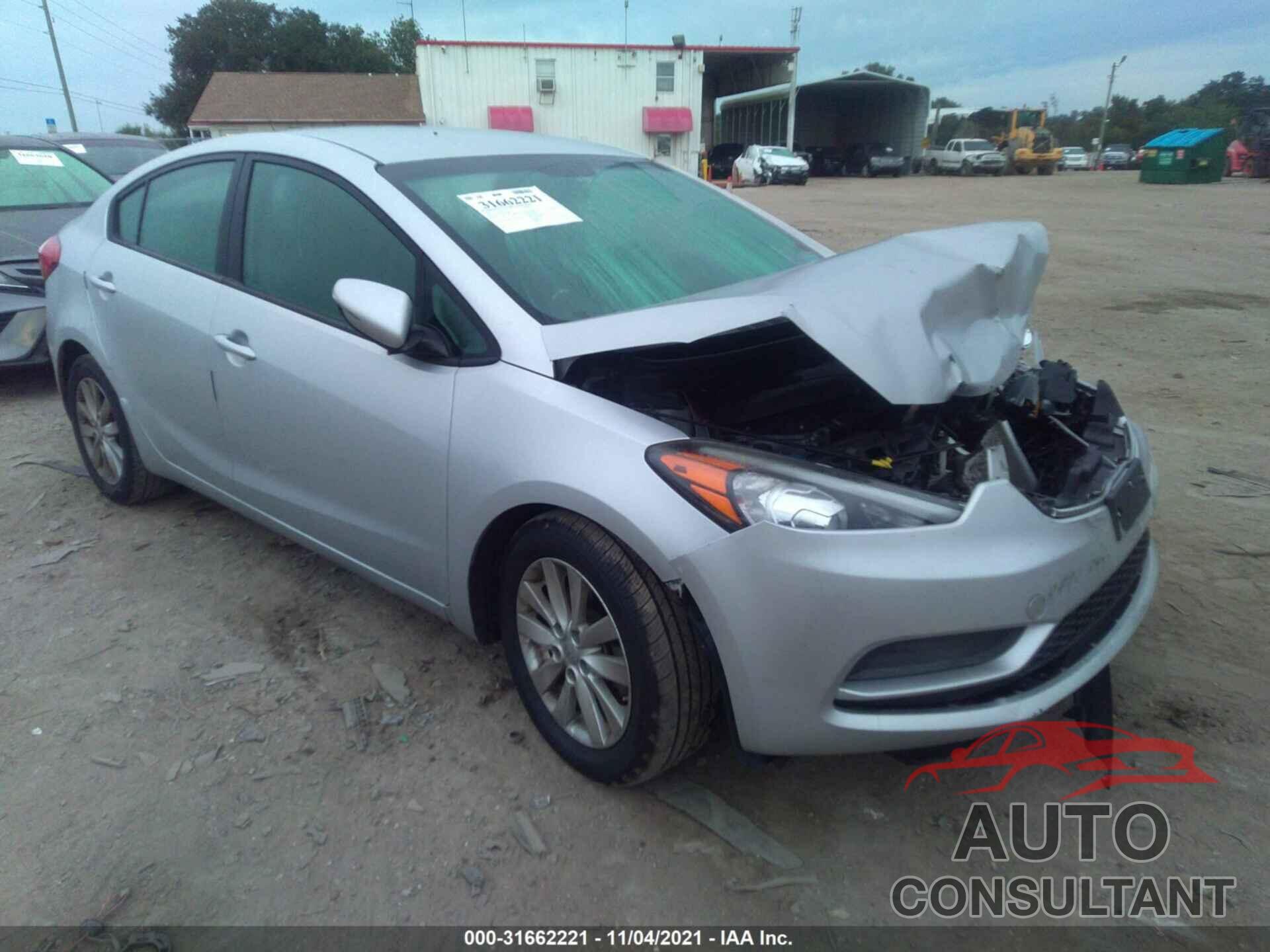 KIA FORTE 2016 - KNAFX4A62G5476633