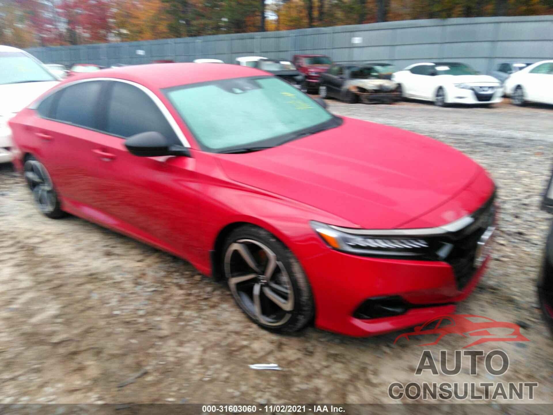 HONDA ACCORD SEDAN 2021 - 1HGCV1F48MA060981