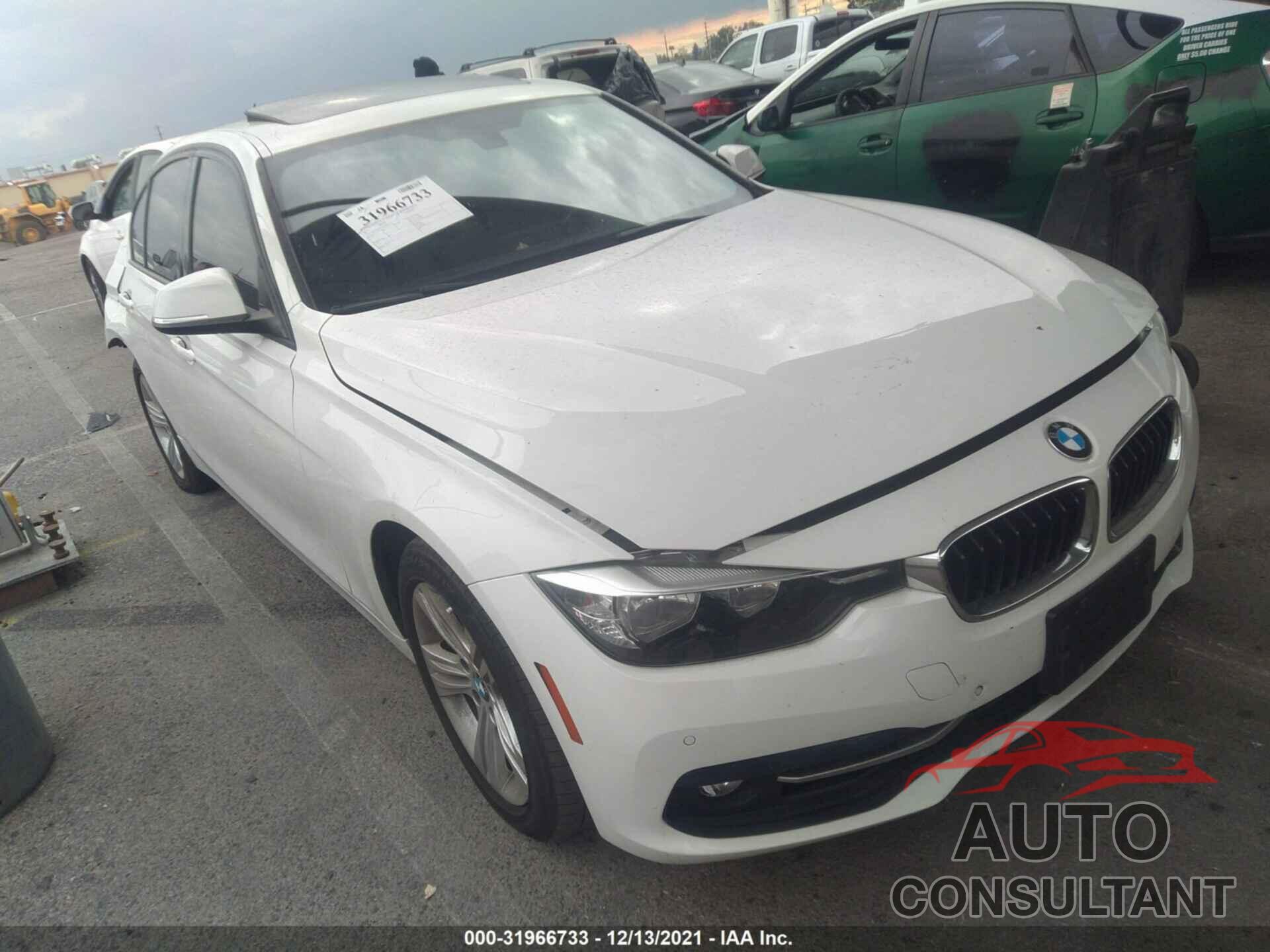 BMW 3 SERIES 2016 - WBA8E9G51GNT87419