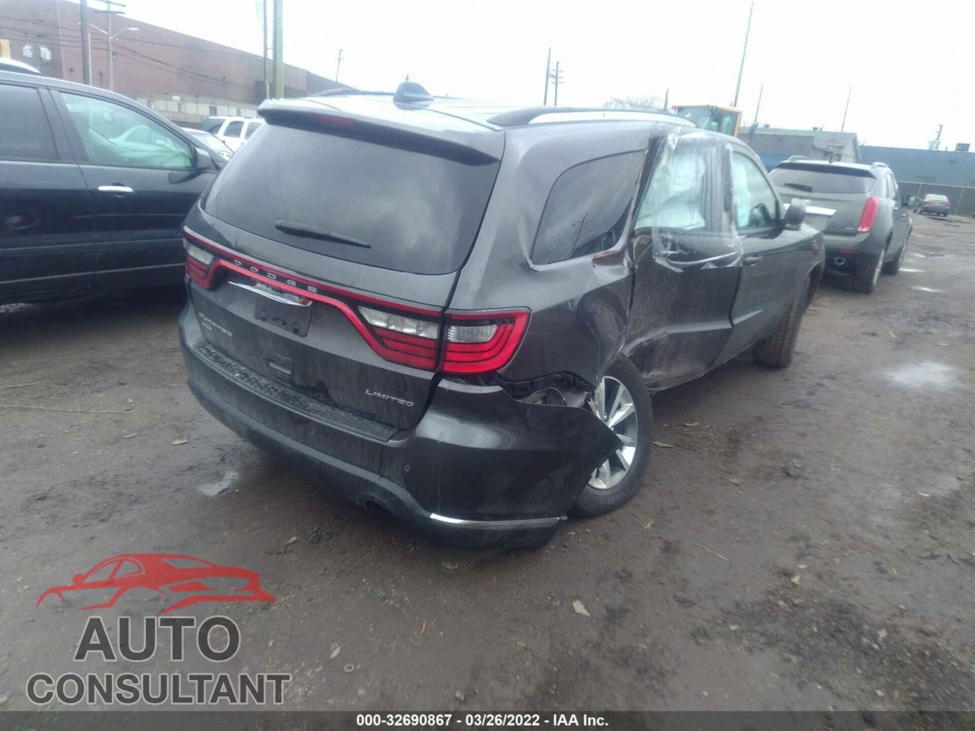 DODGE DURANGO 2016 - 1C4RDJDG7GC362361