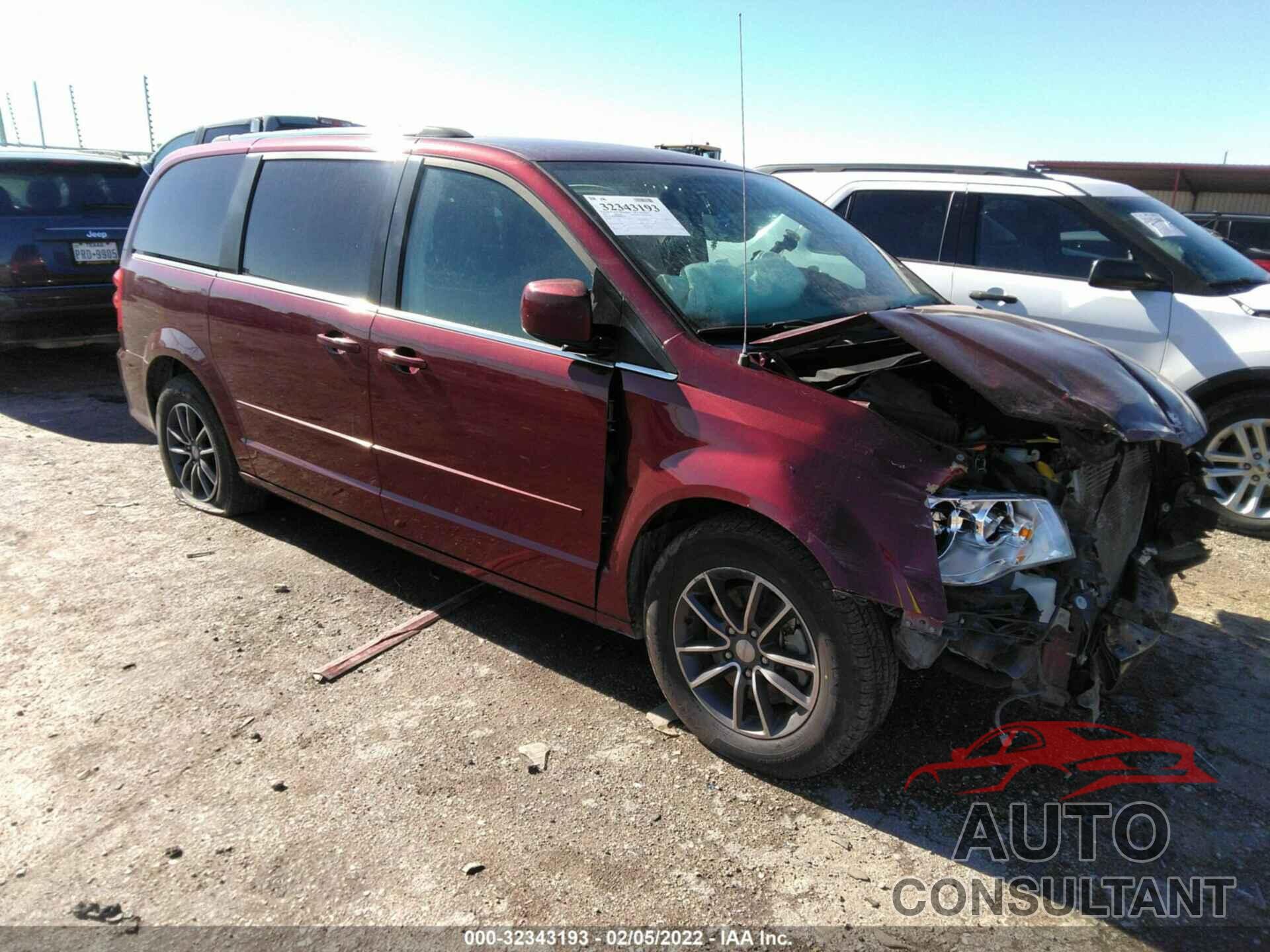 DODGE GRAND CARAVAN 2017 - 2C4RDGCG6HR581664