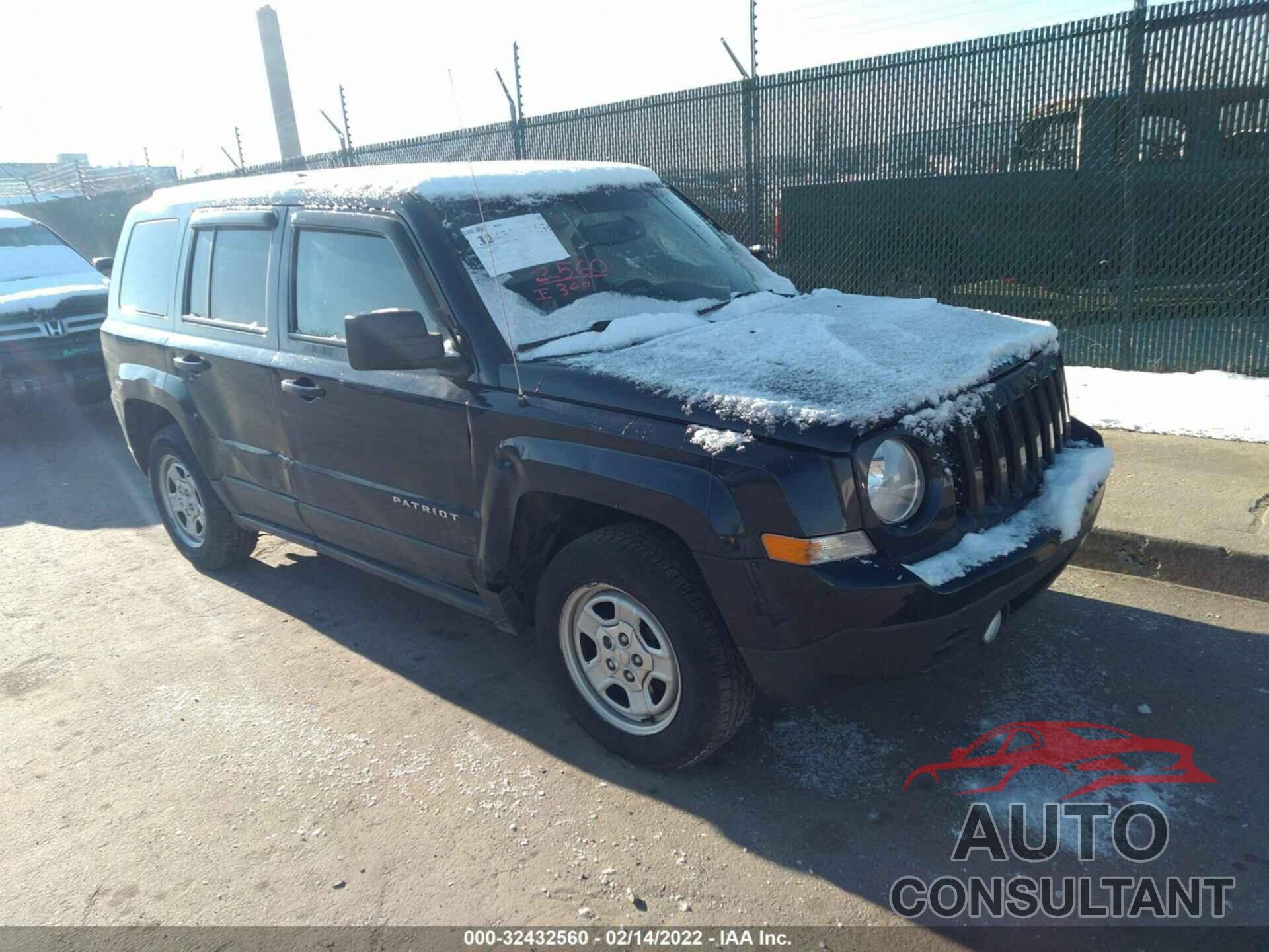 JEEP PATRIOT 2017 - 1C4NJRBB9HD106134