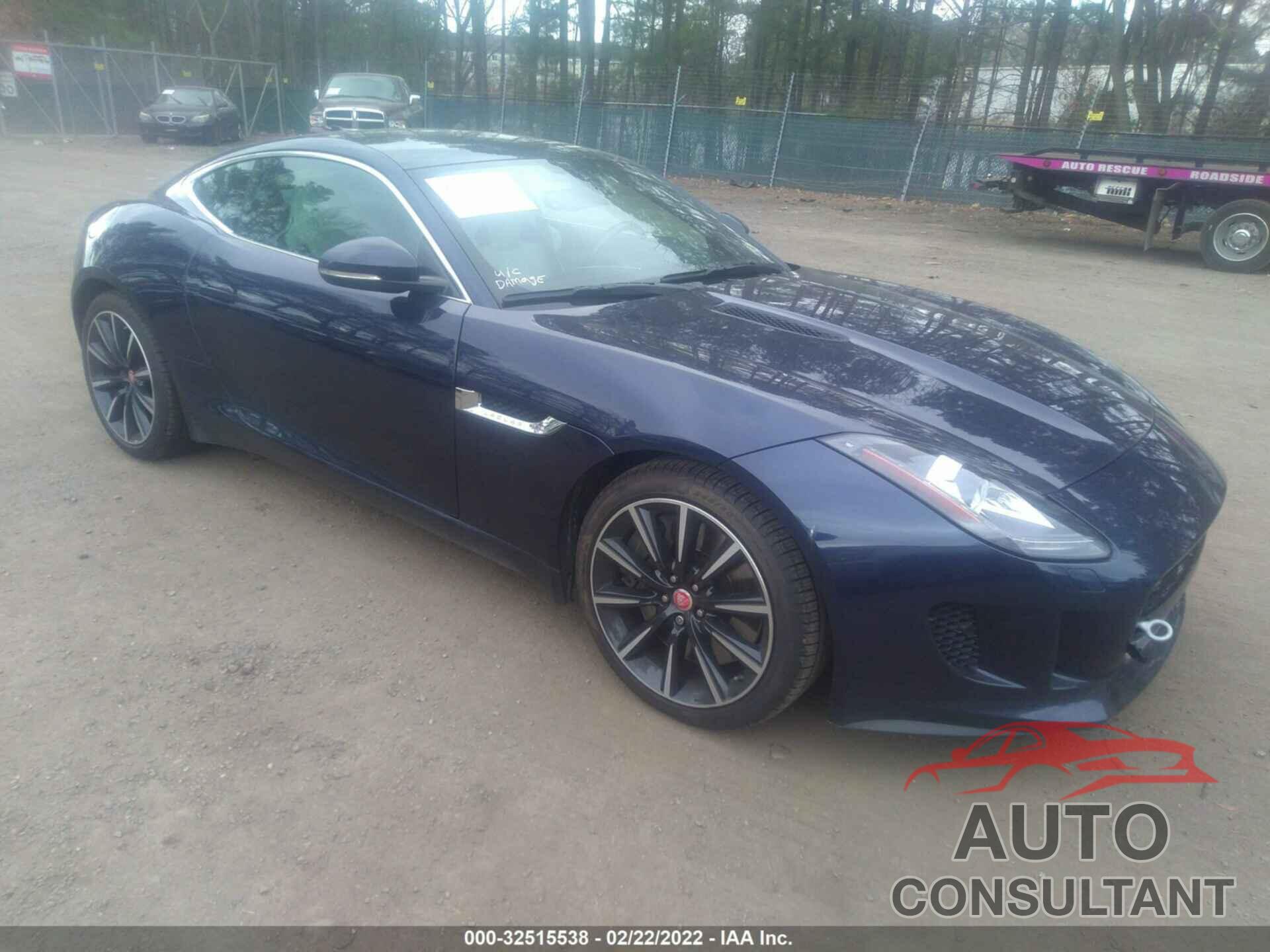 JAGUAR F-TYPE 2016 - SAJWA6BU7G8K25636