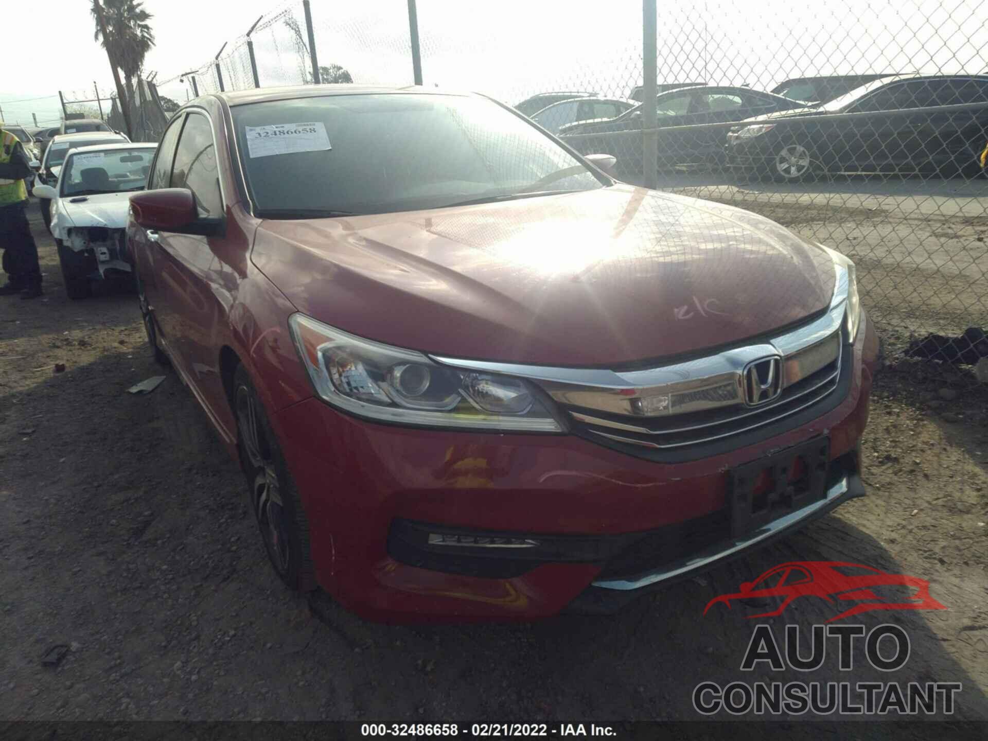 HONDA ACCORD SEDAN 2016 - 1HGCR2F57GA225703