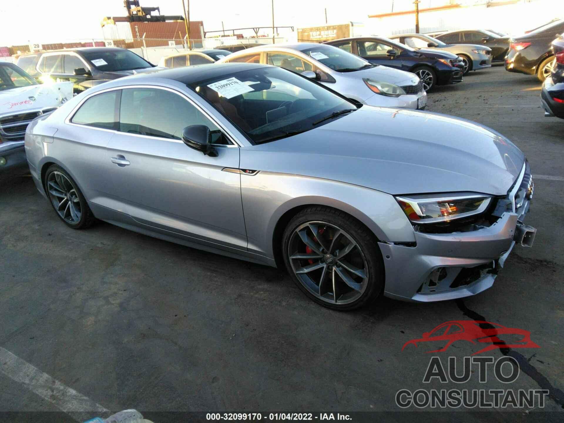 AUDI S5 COUPE 2019 - WAUR4AF54KA001103