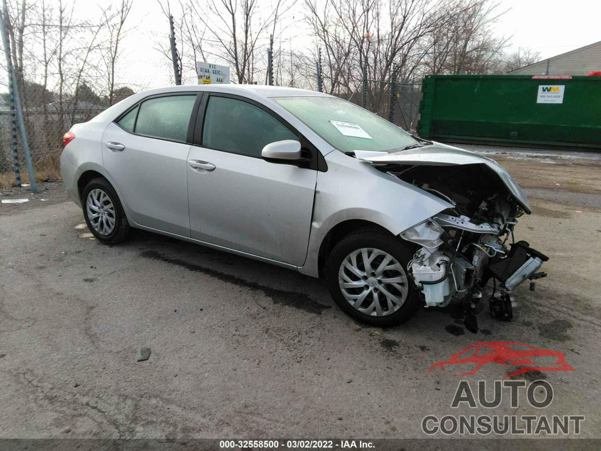 TOYOTA COROLLA 2017 - 2T1BURHE6HC881192