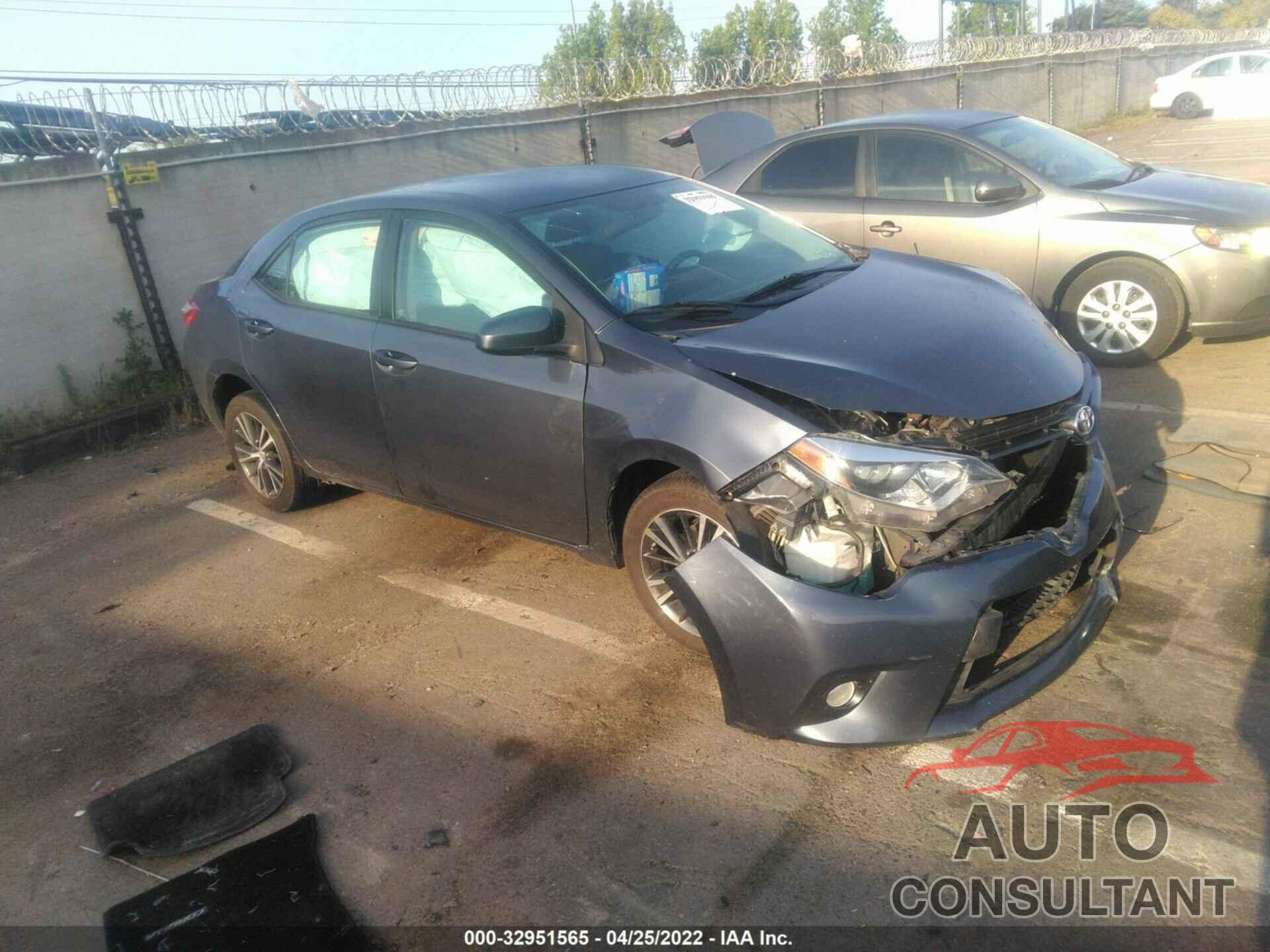 TOYOTA COROLLA 2016 - 5YFBURHE6GP566066