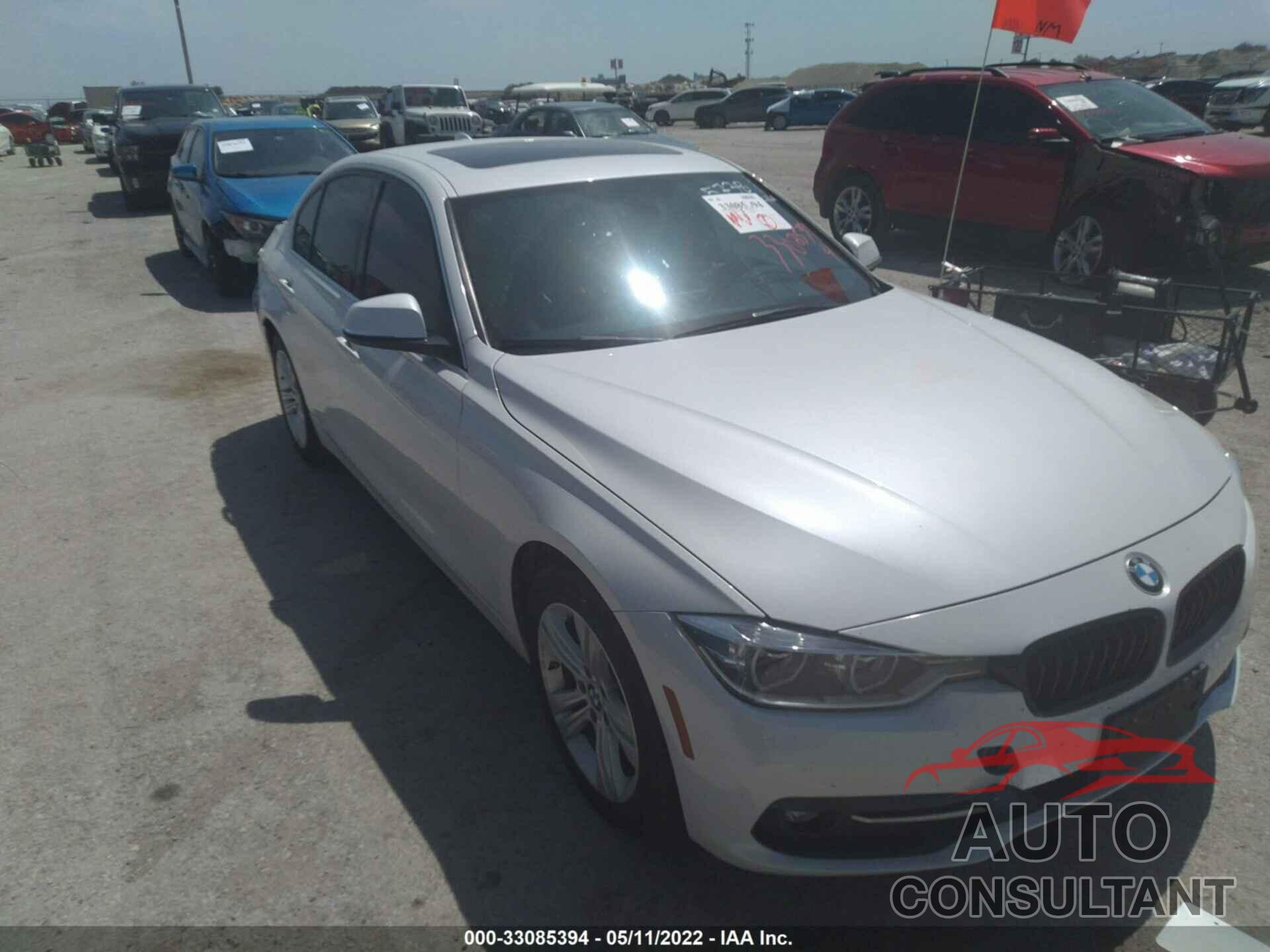 BMW 3 SERIES 2018 - WBA8B9G51JNU58120