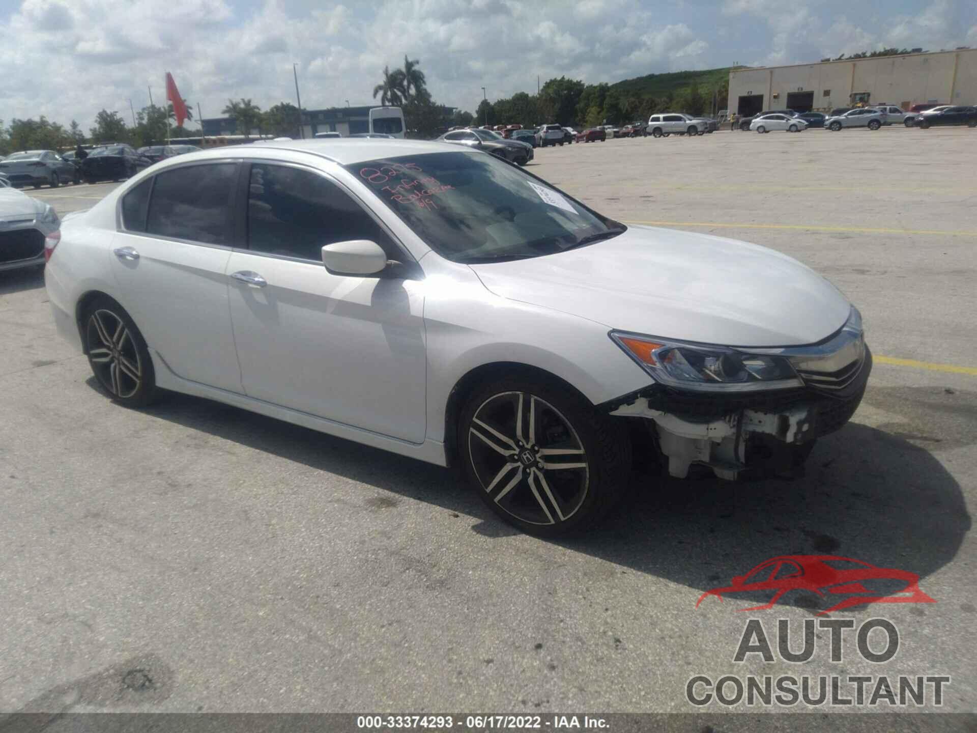 HONDA ACCORD SEDAN 2016 - 1HGCR2F53GA015714