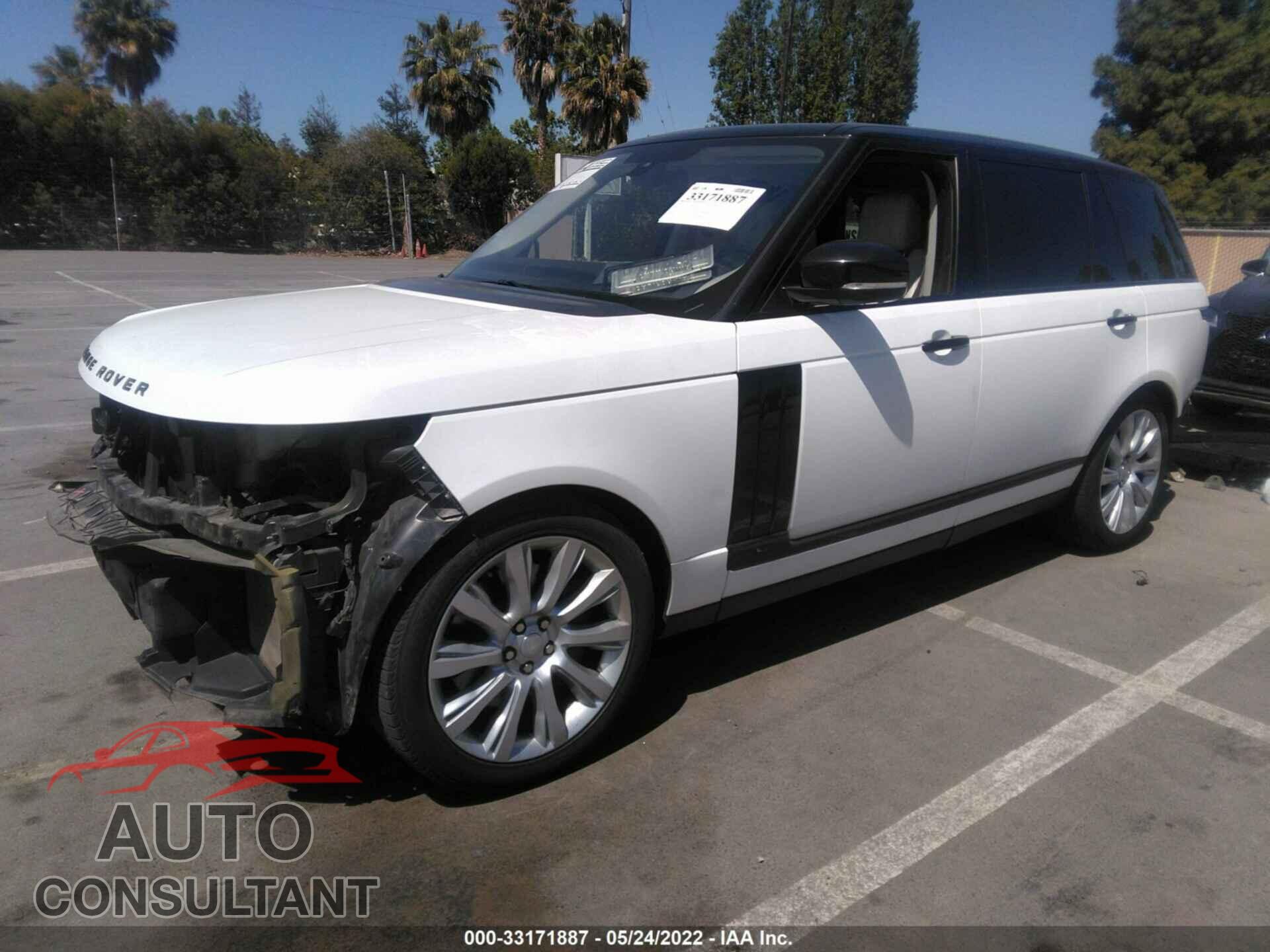 LAND ROVER RANGE ROVER 2016 - SALGS3EF3GA296409