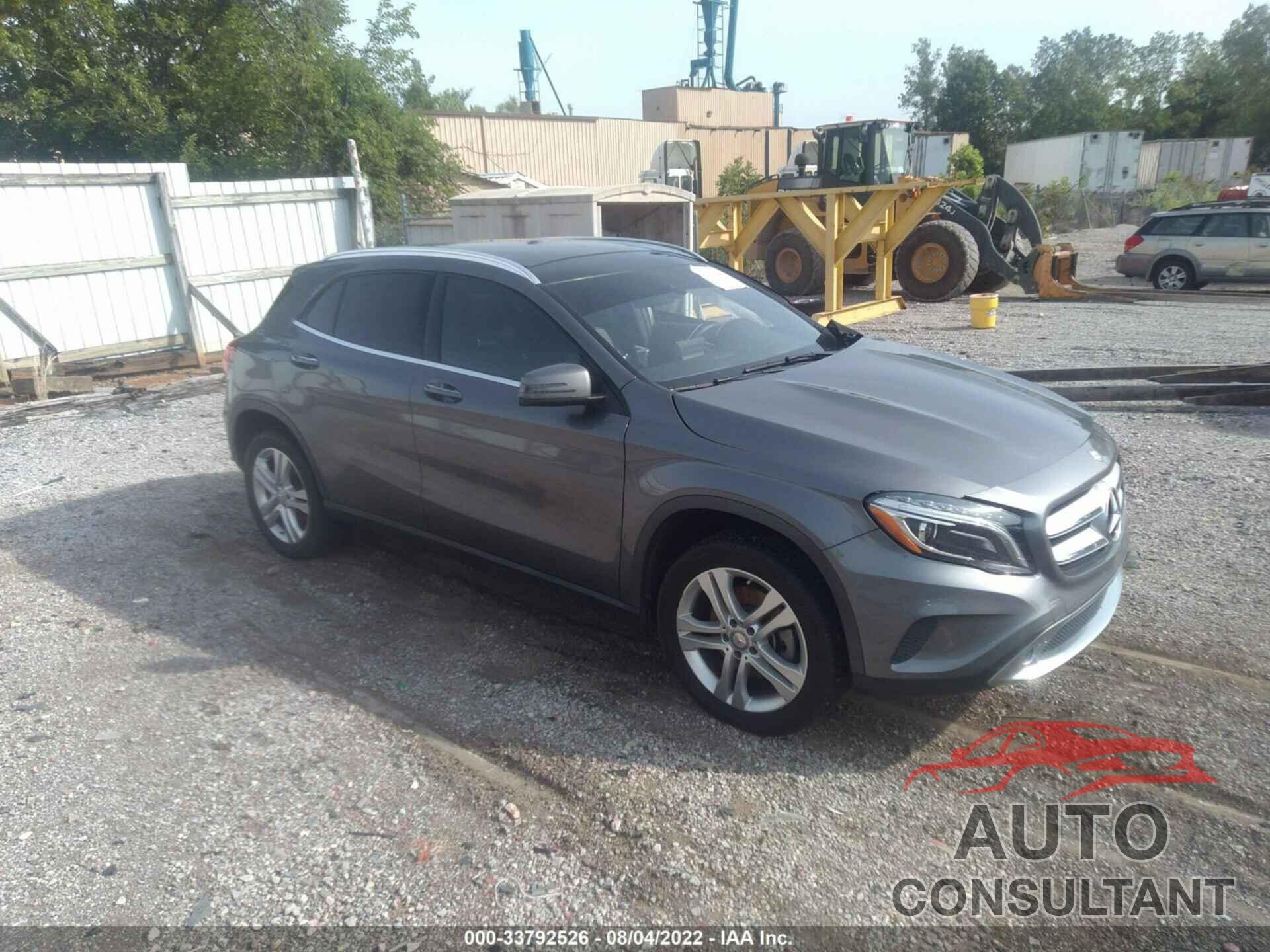 MERCEDES-BENZ GLA 250 2016 - WDCTG4EB7GJ212368