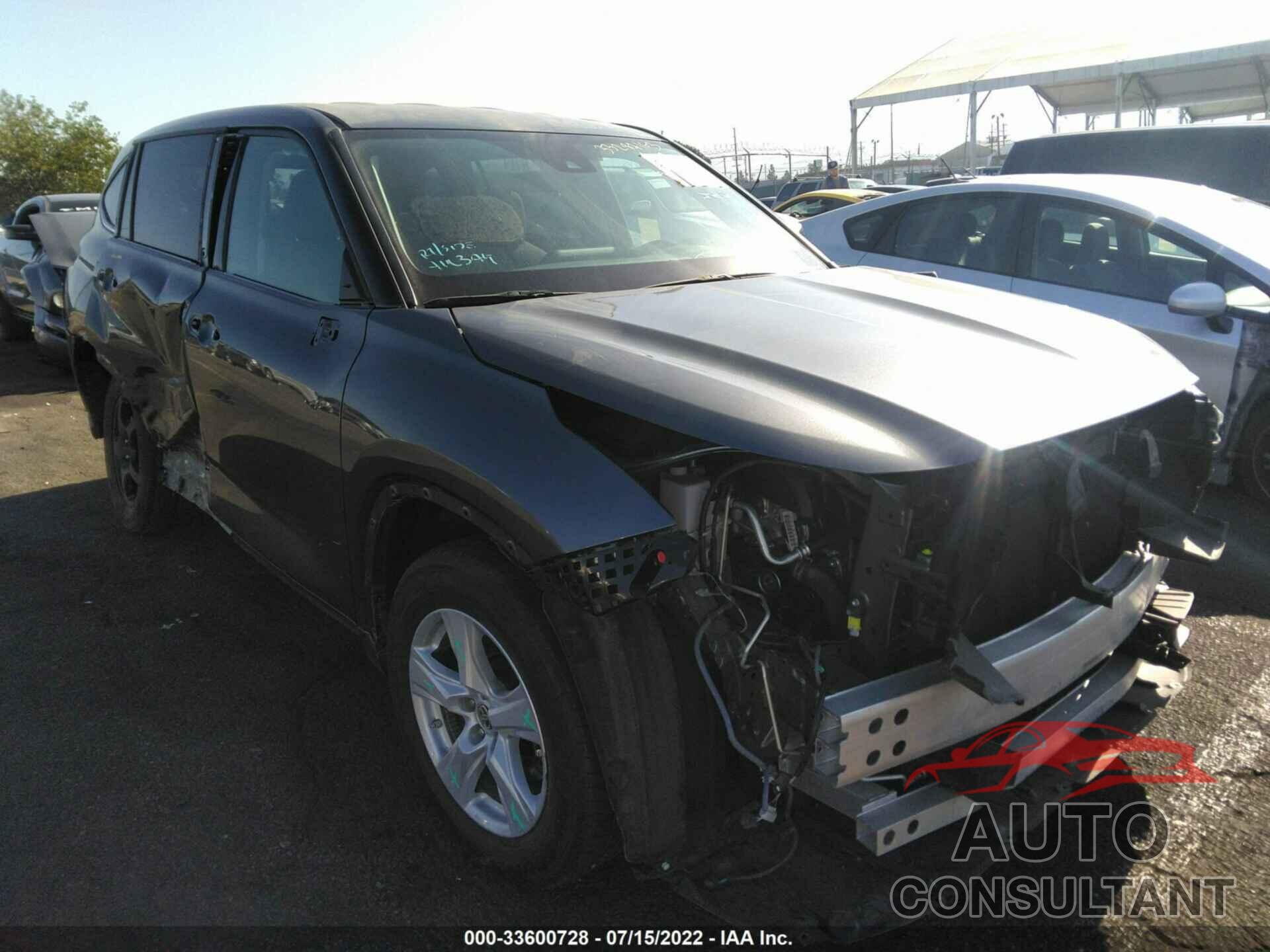 TOYOTA HIGHLANDER 2020 - 5TDCZRAH3LS030946