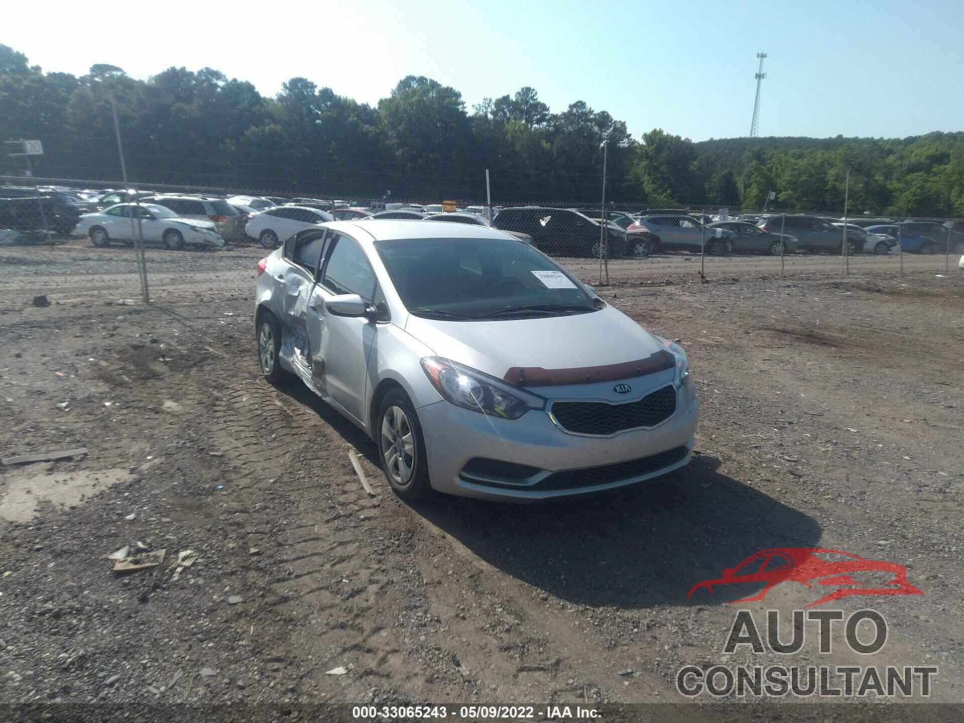 KIA FORTE 2016 - KNAFK4A69G5589770