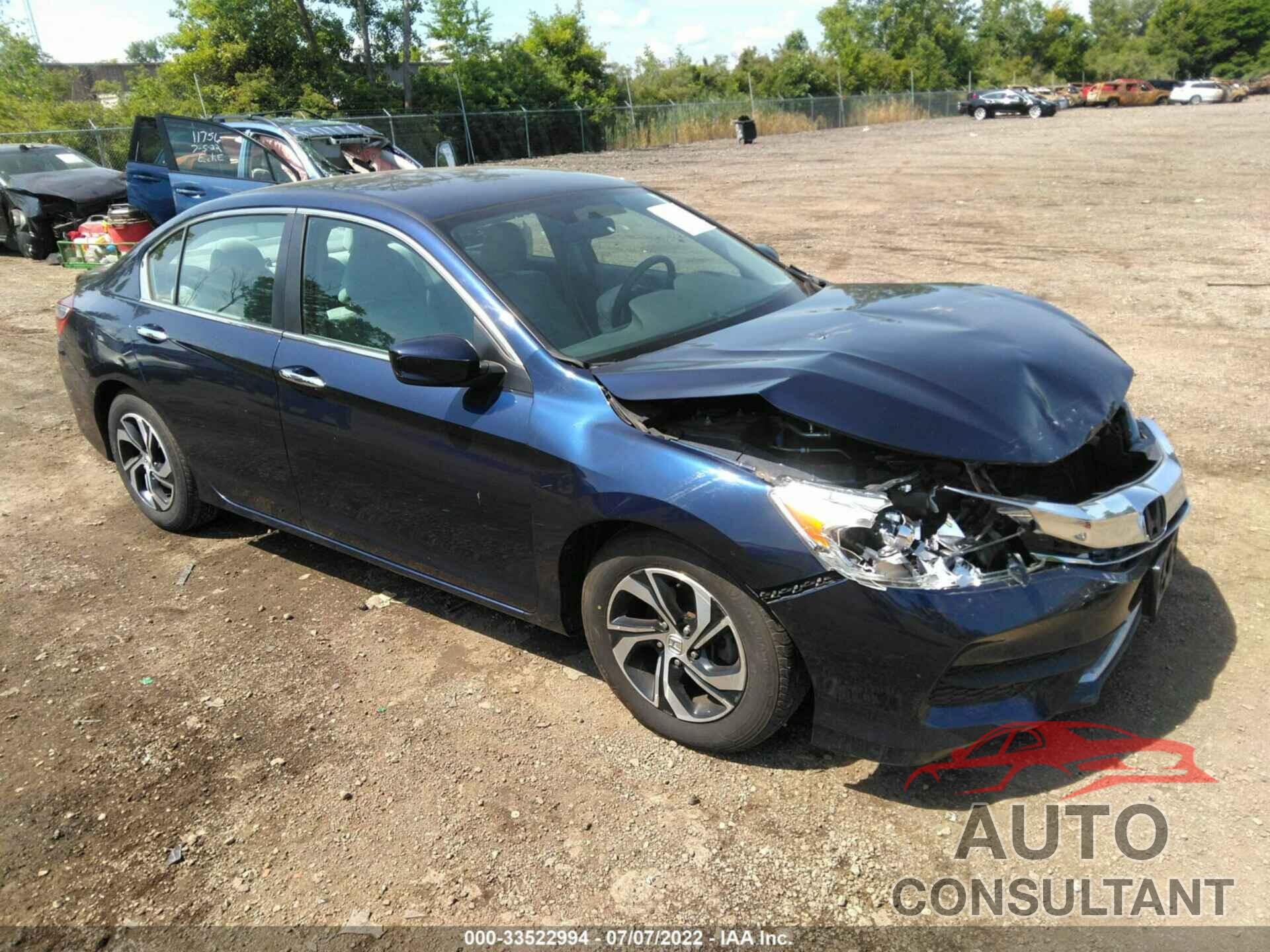 HONDA ACCORD SEDAN 2016 - 1HGCR2F34GA037686